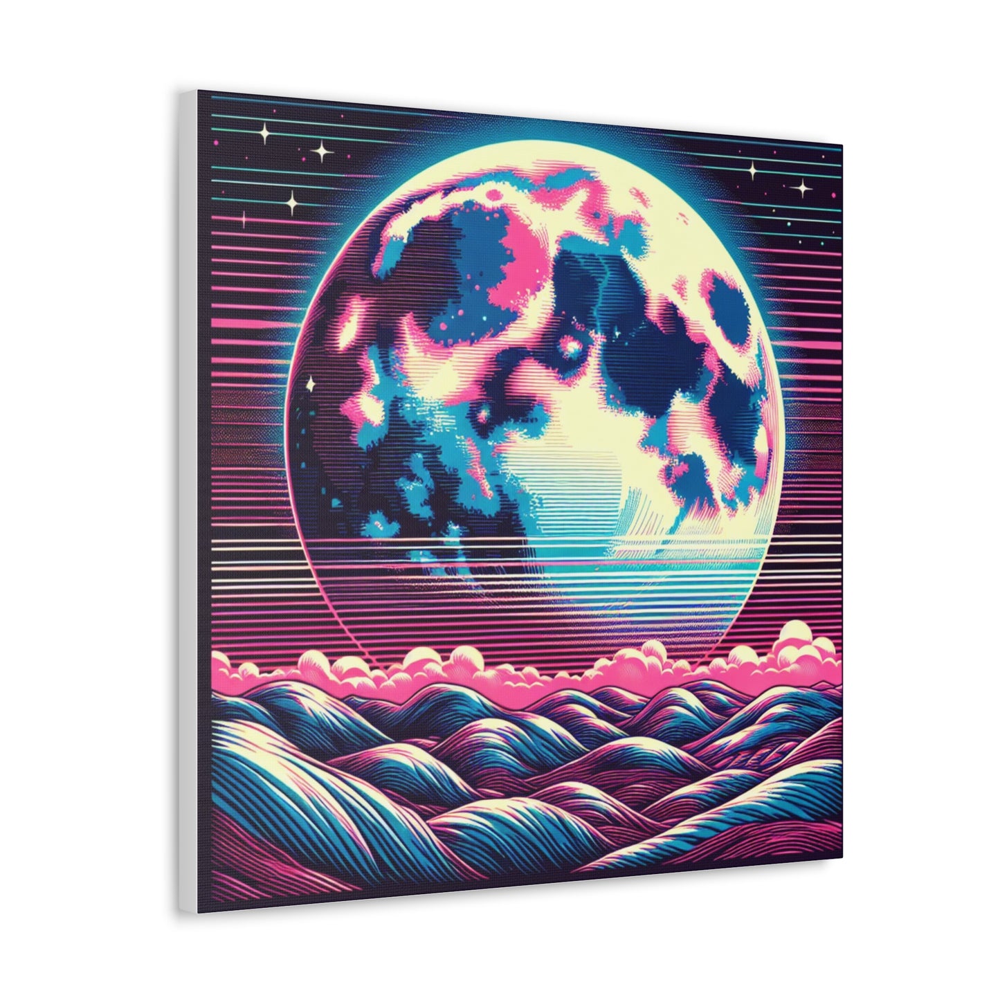 Full Moon Canvas Wall Art