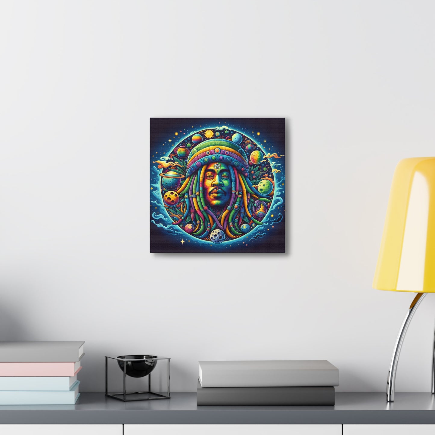 Jah Rastafari Canvas Wall Art