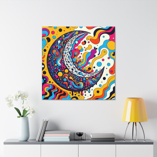 Half Moon Canvas Wall Art