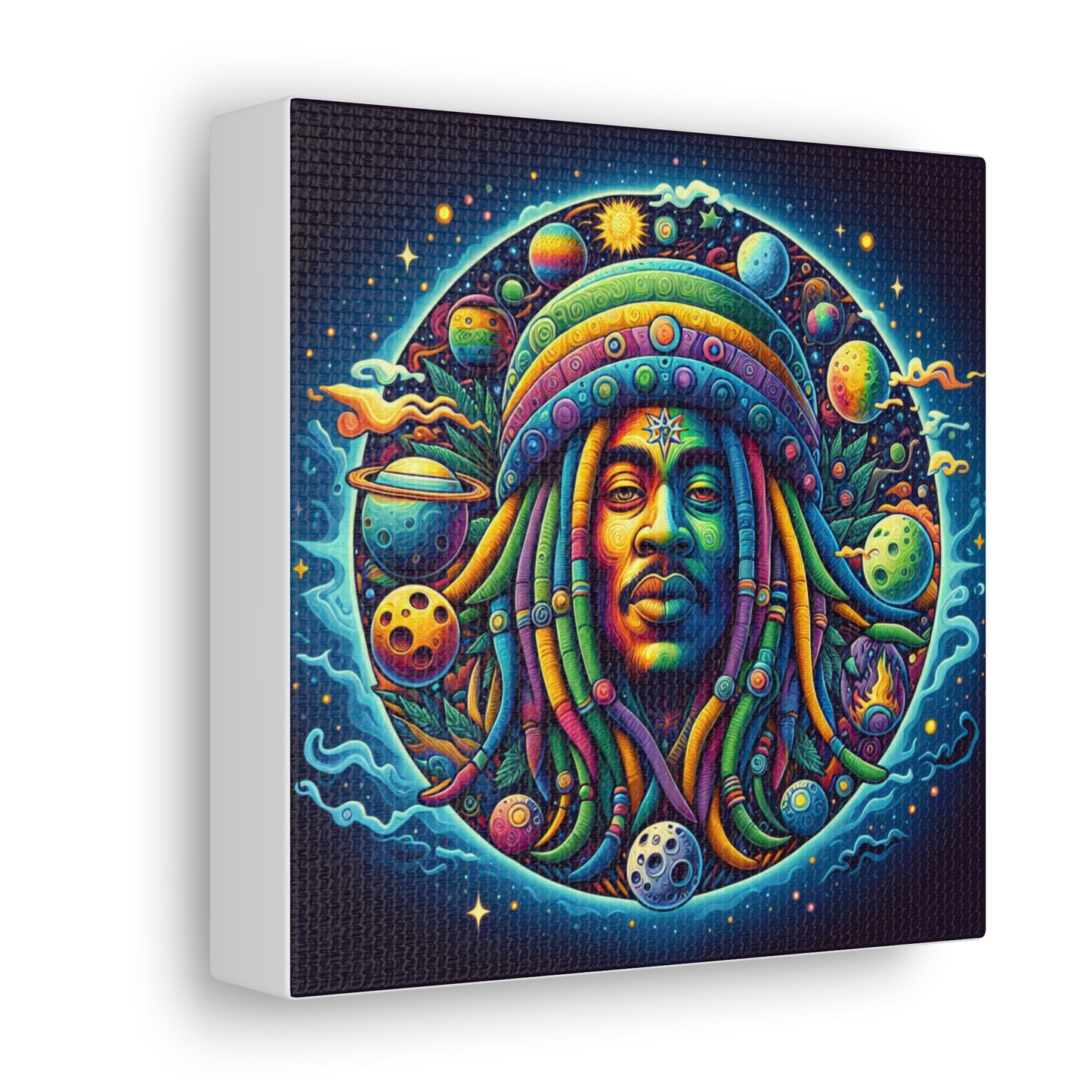 Jah Rastafari Canvas Wall Art