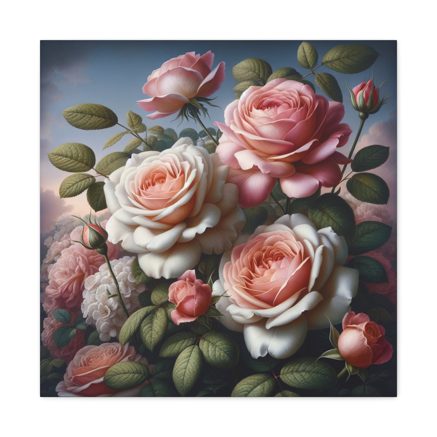 Roses Canvas Wall Art