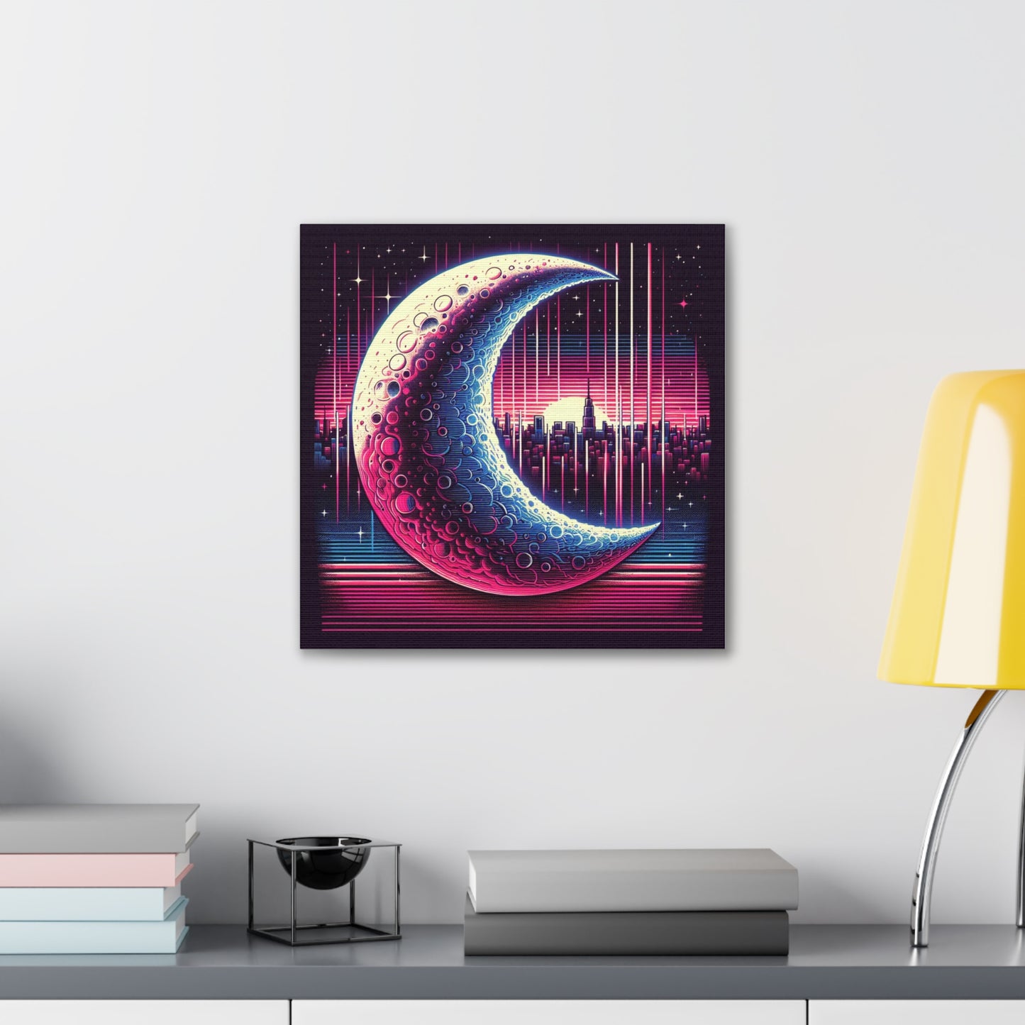 Half Moon Canvas Wall Art