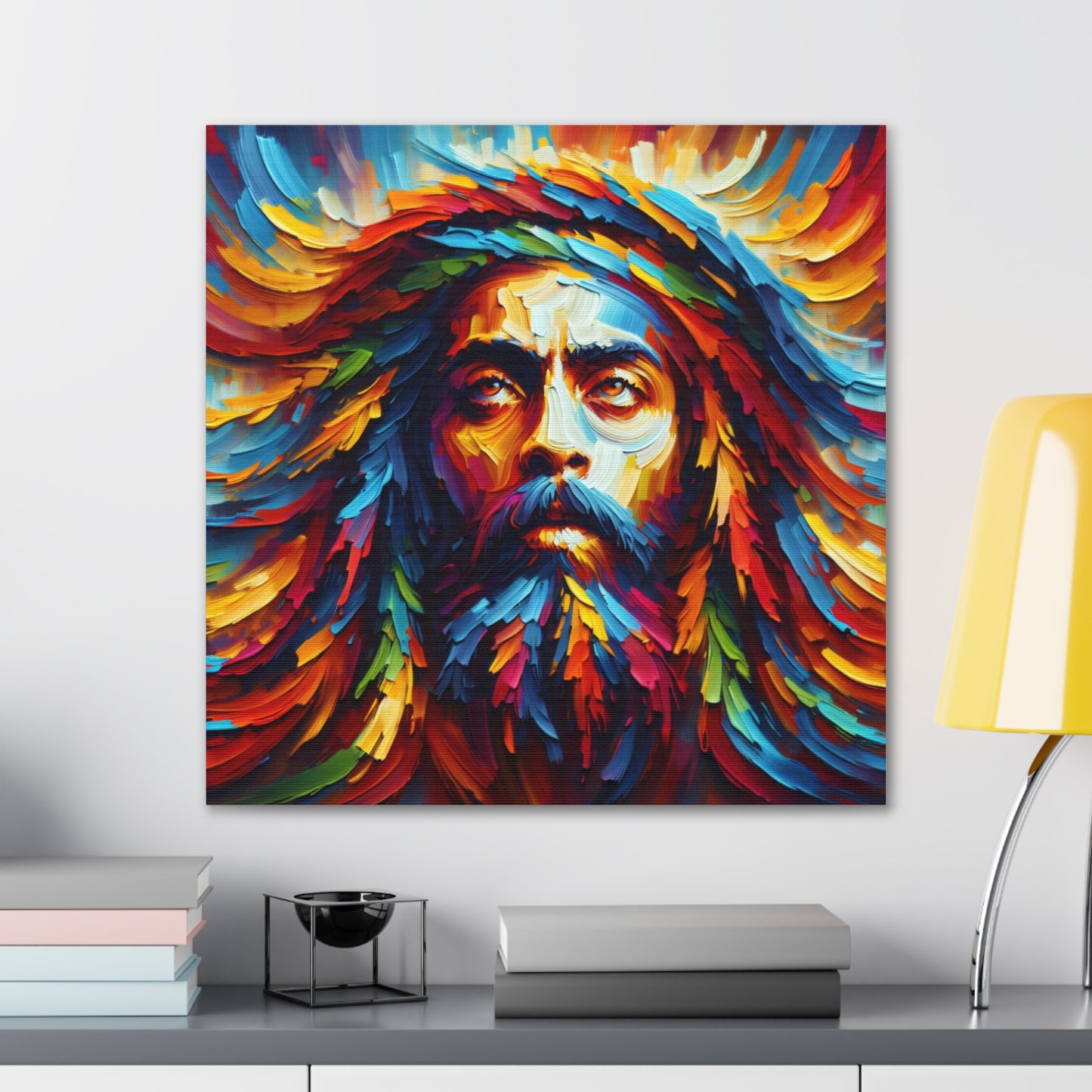 Jah Rastafari Canvas Wall Art