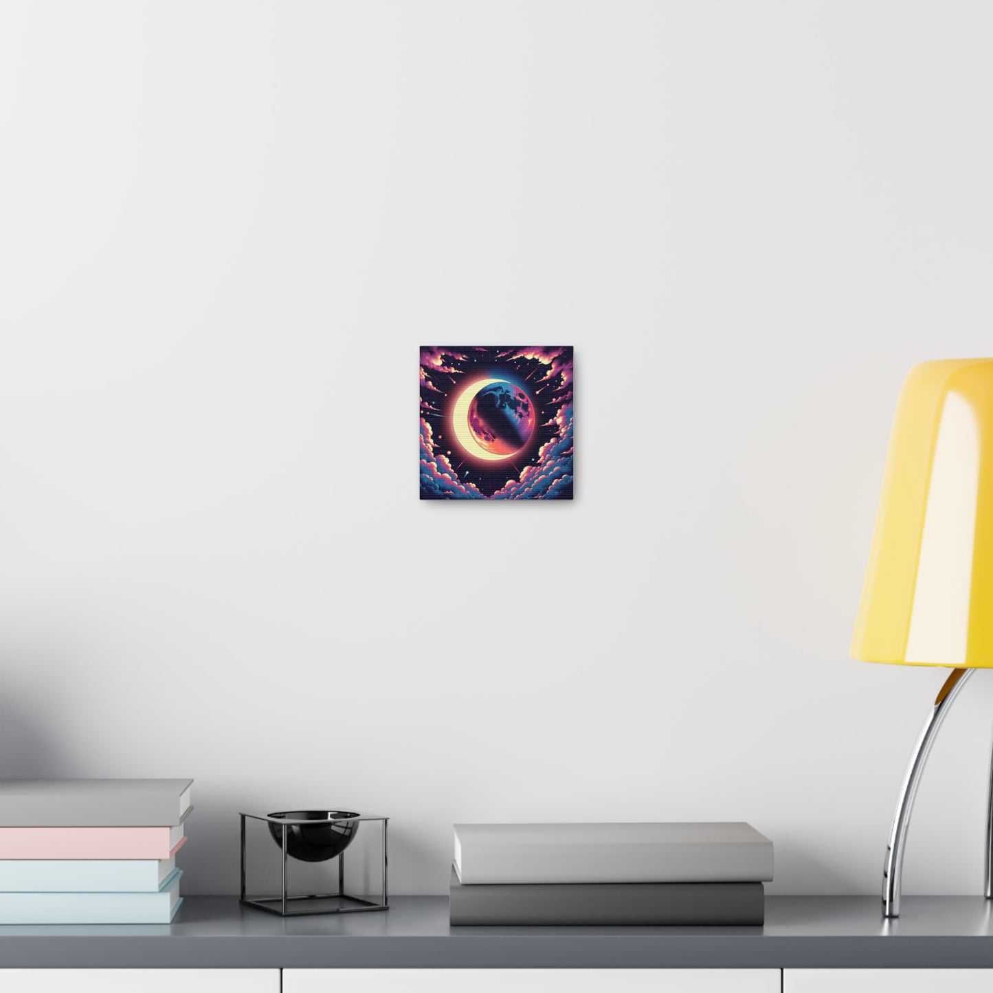 Lunar Eclipse Canvas Wall Art