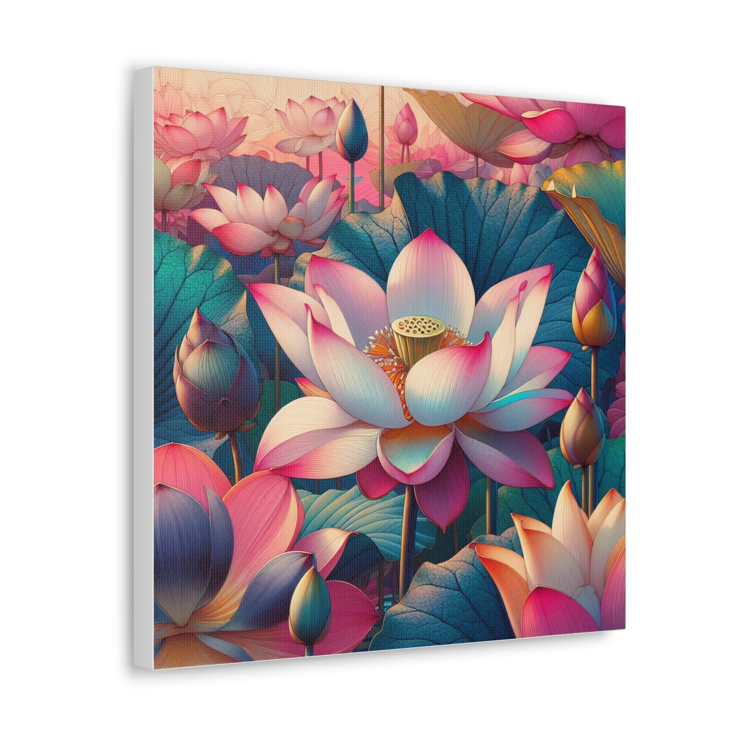 Lotus Canvas Wall Art