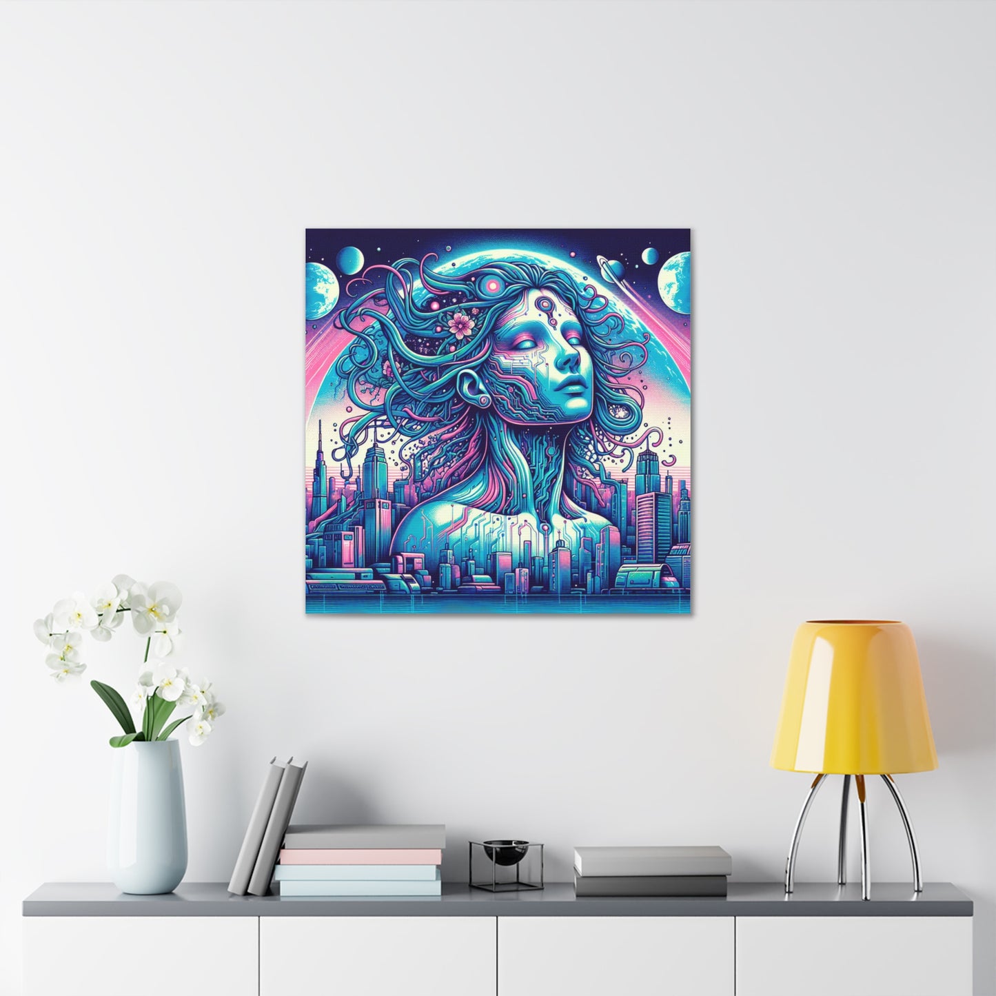 Gaia Mother Earth Canvas Wall Art