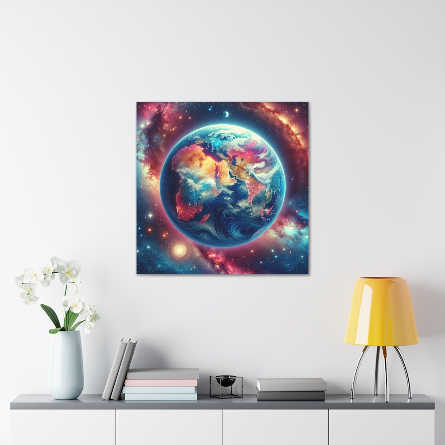 Planet Earth Canvas Wall Art