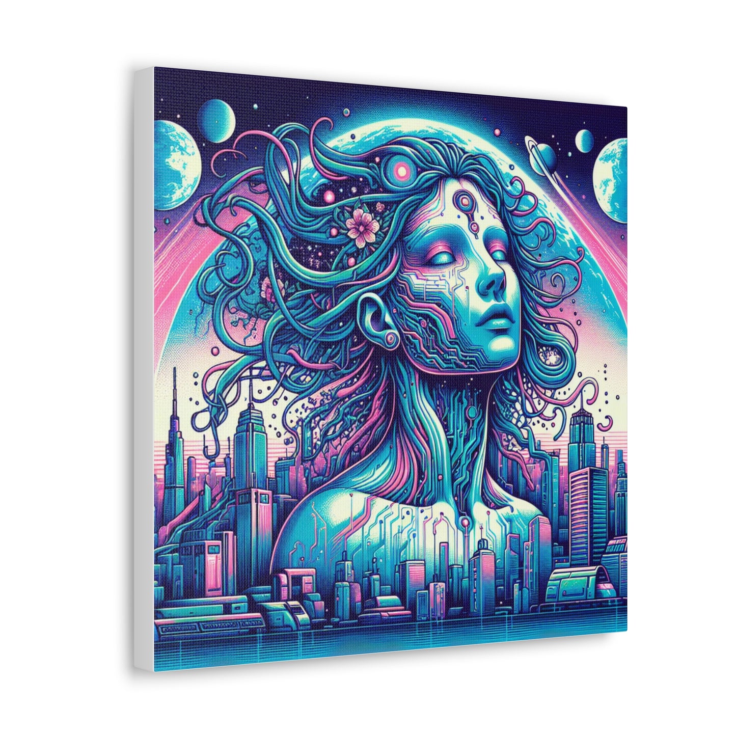 Gaia Mother Earth Canvas Wall Art