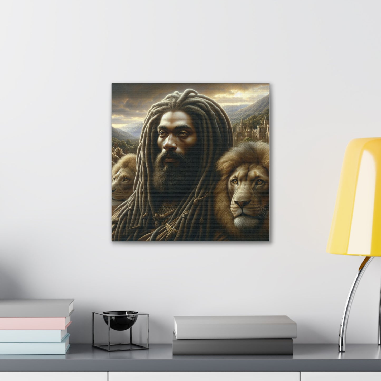 Jah Rastafari Canvas Wall Art