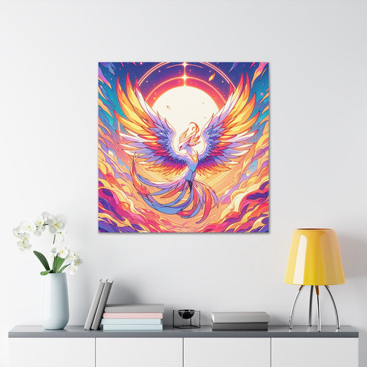 Phoenix Rising Canvas Wall Art