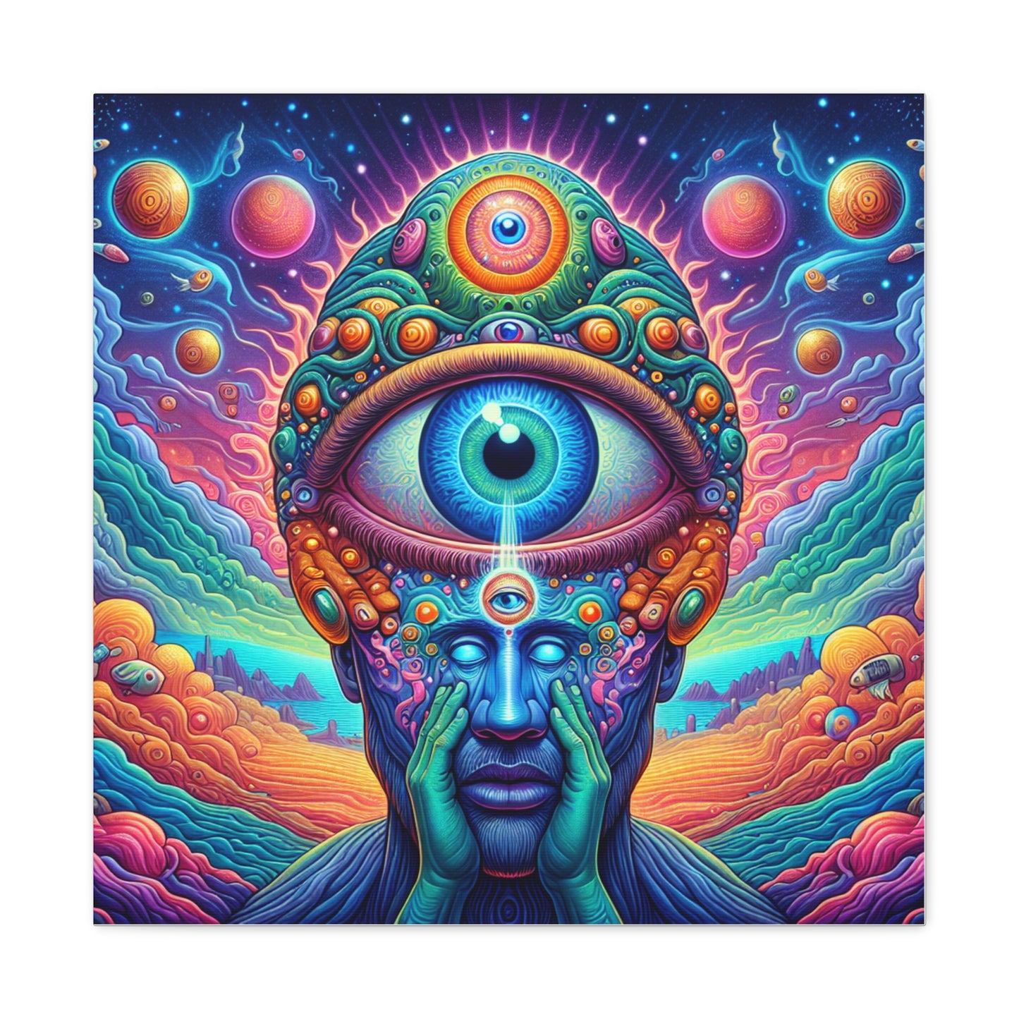 Third Eye Awakening Canvas Wall Art