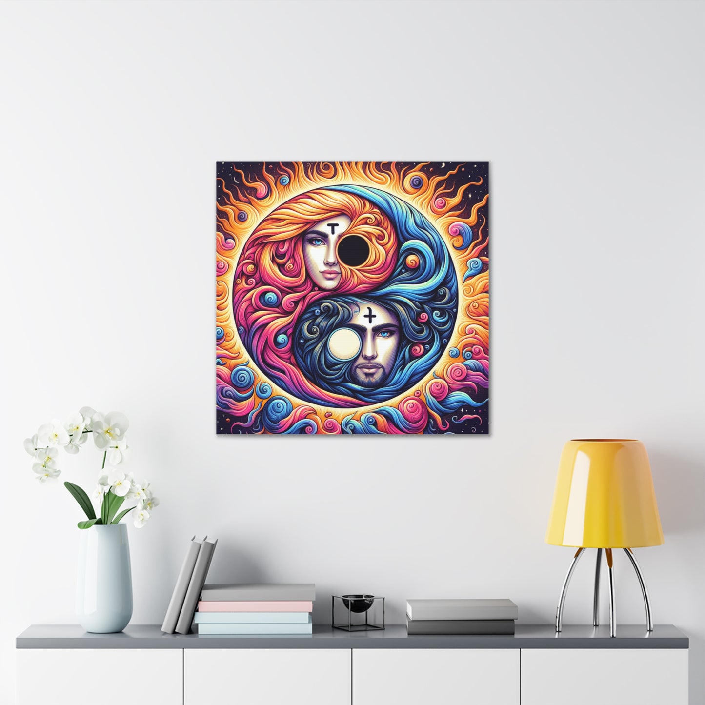 Yin Yang Canvas Wall Art