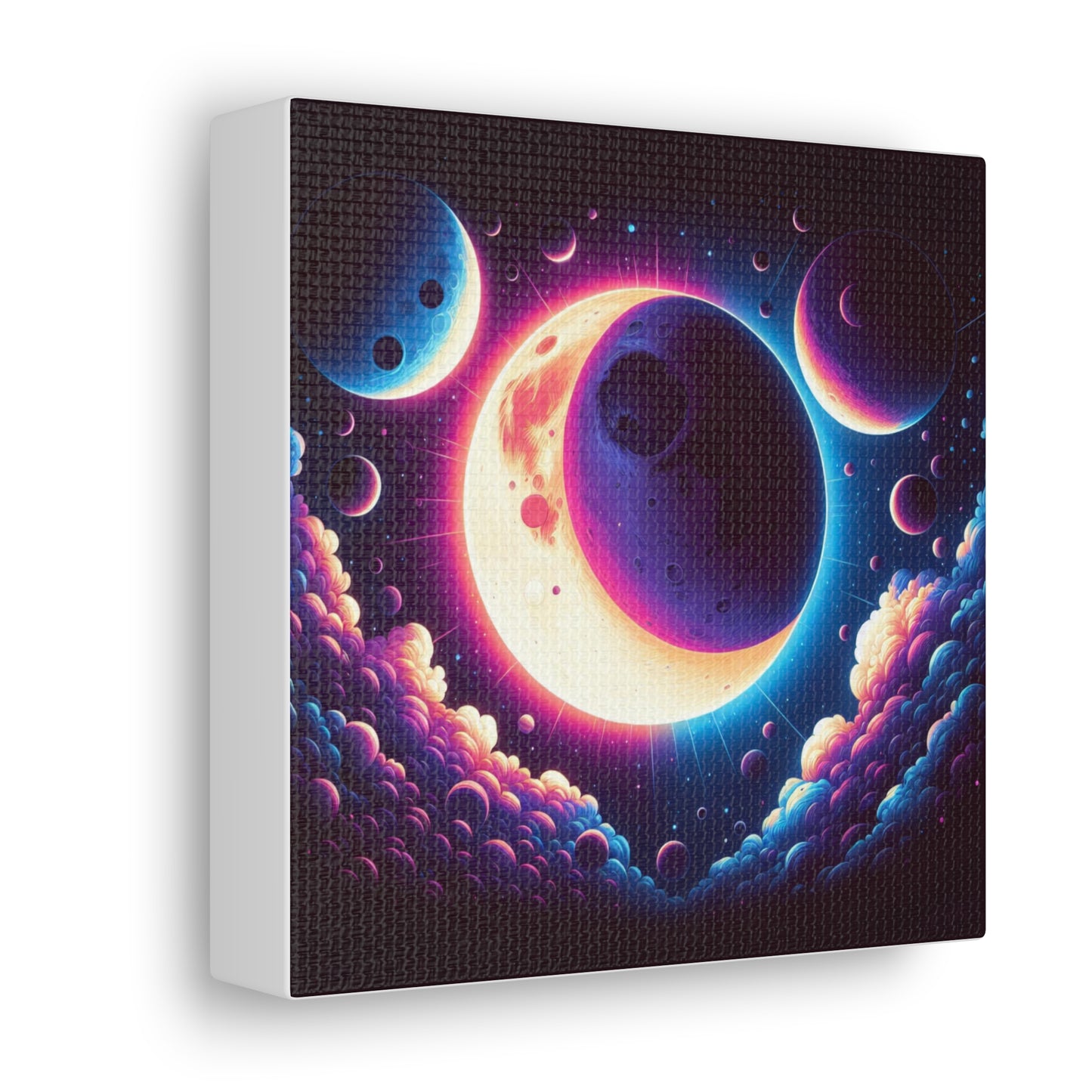 Lunar Eclipse Canvas Wall Art