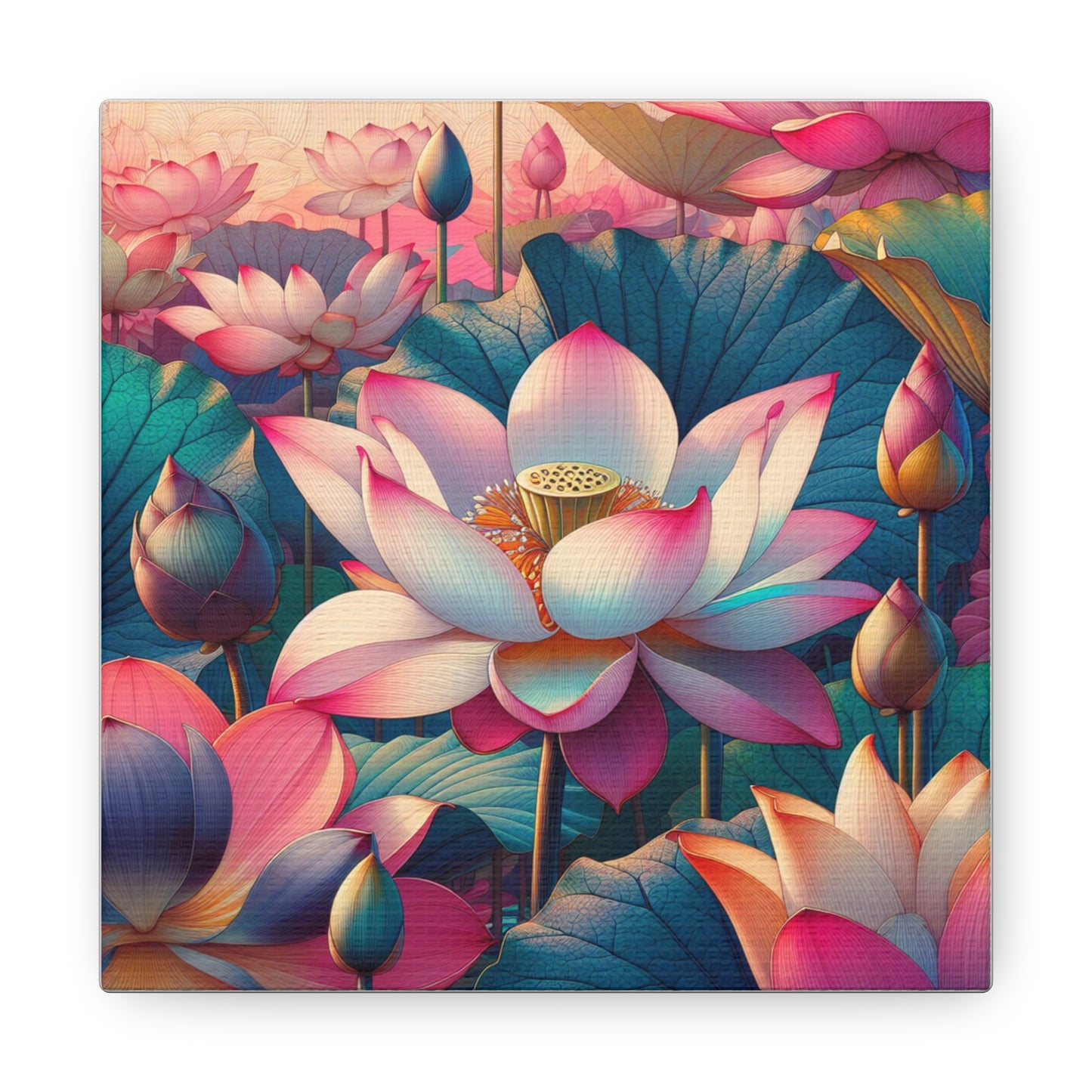 Lotus Canvas Wall Art