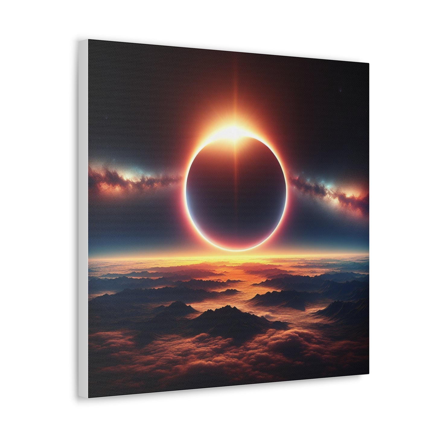 Solar Eclipse Canvas Wall Art