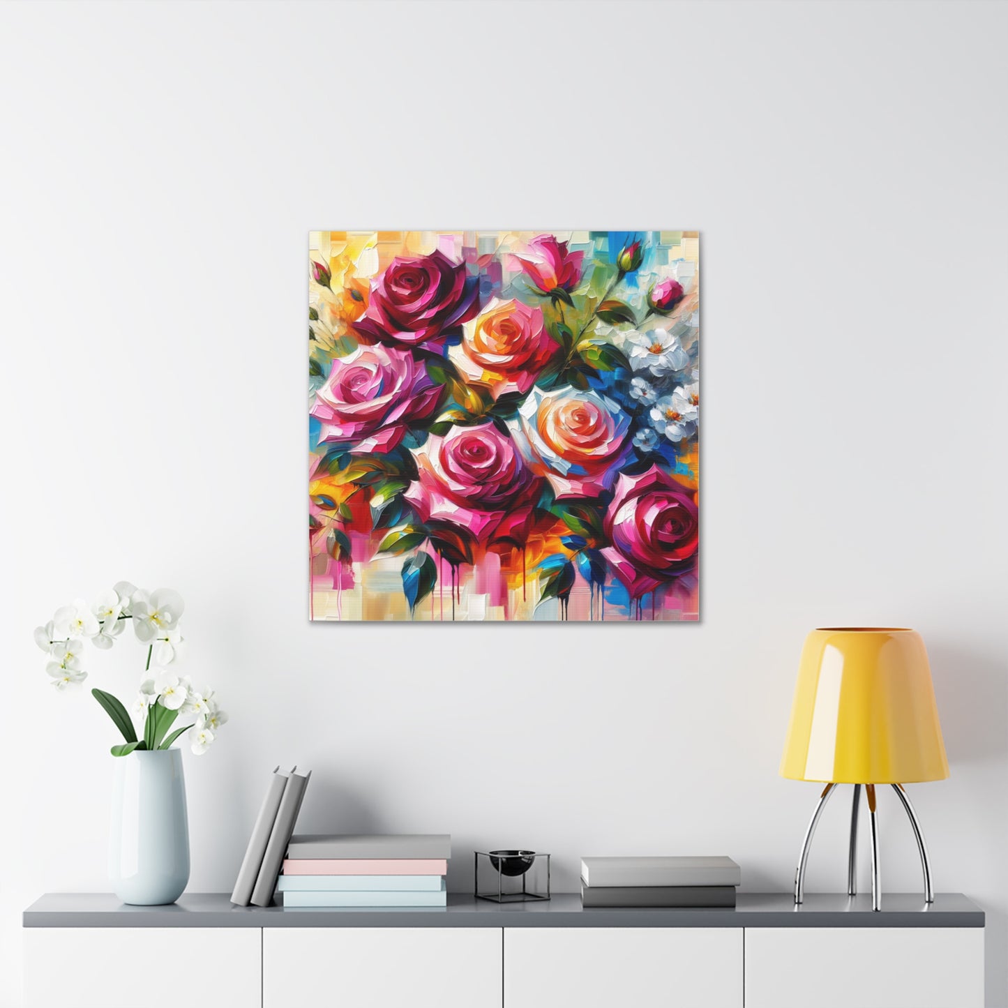 Roses Canvas Wall Art