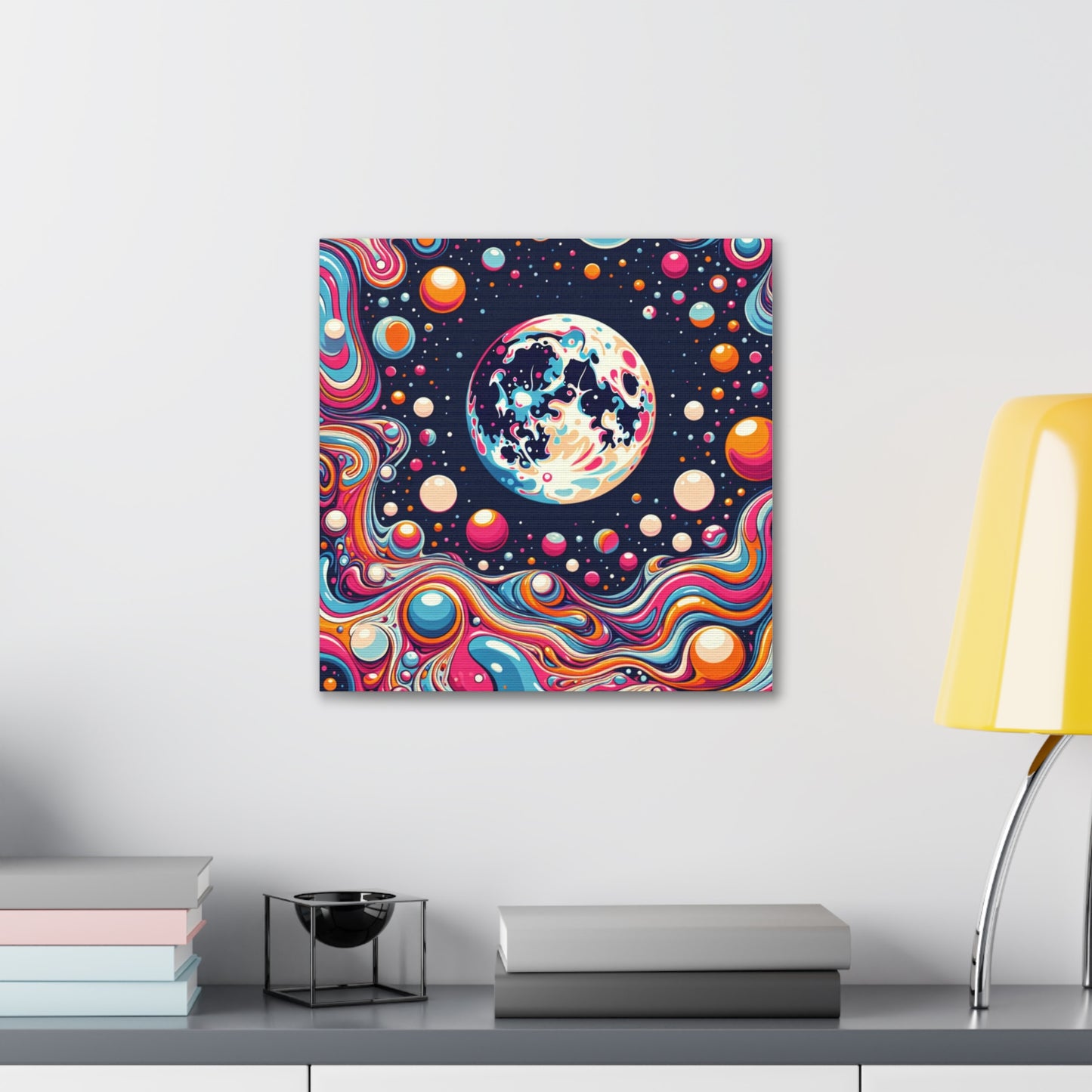 Full Moon Canvas Wall Art