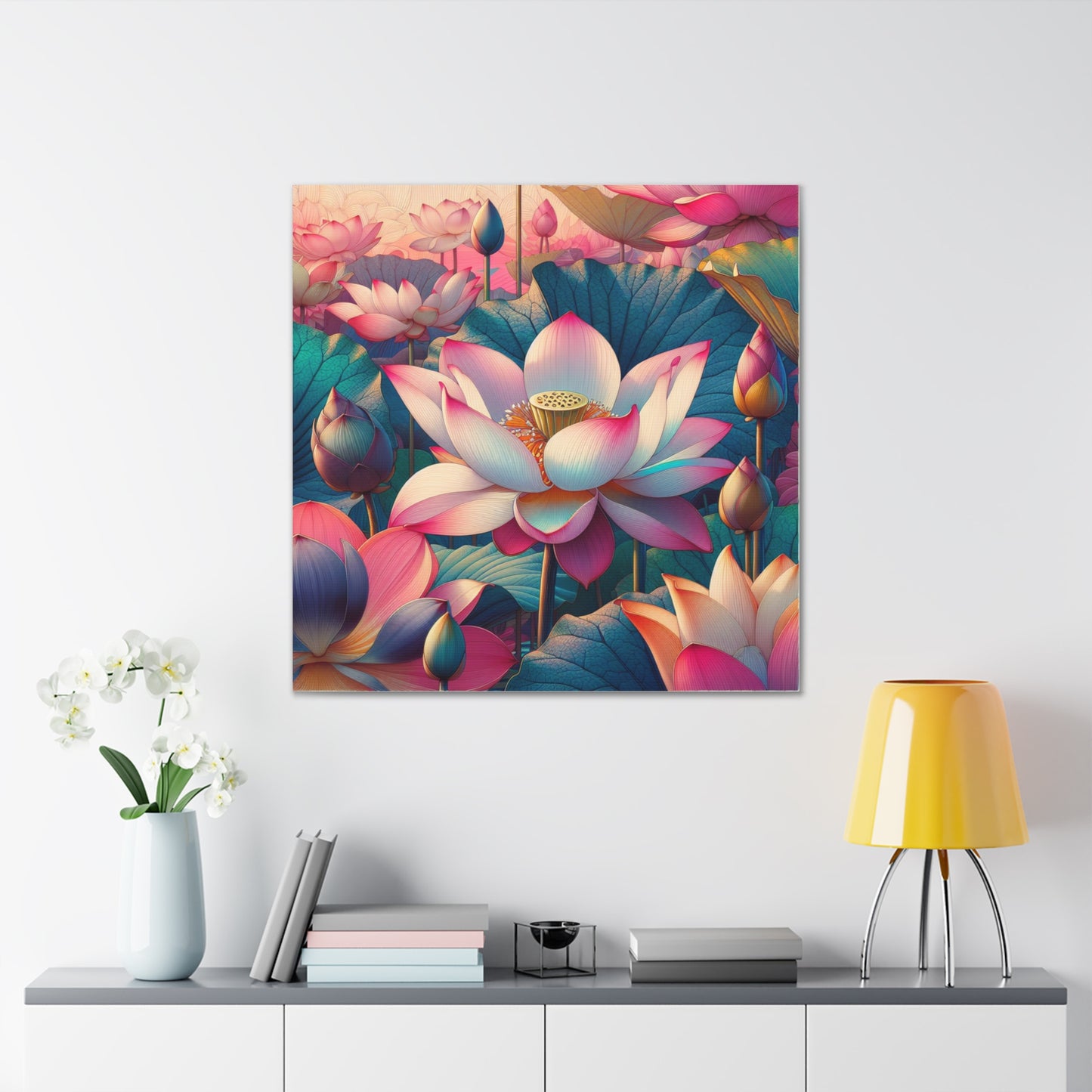 Lotus Canvas Wall Art