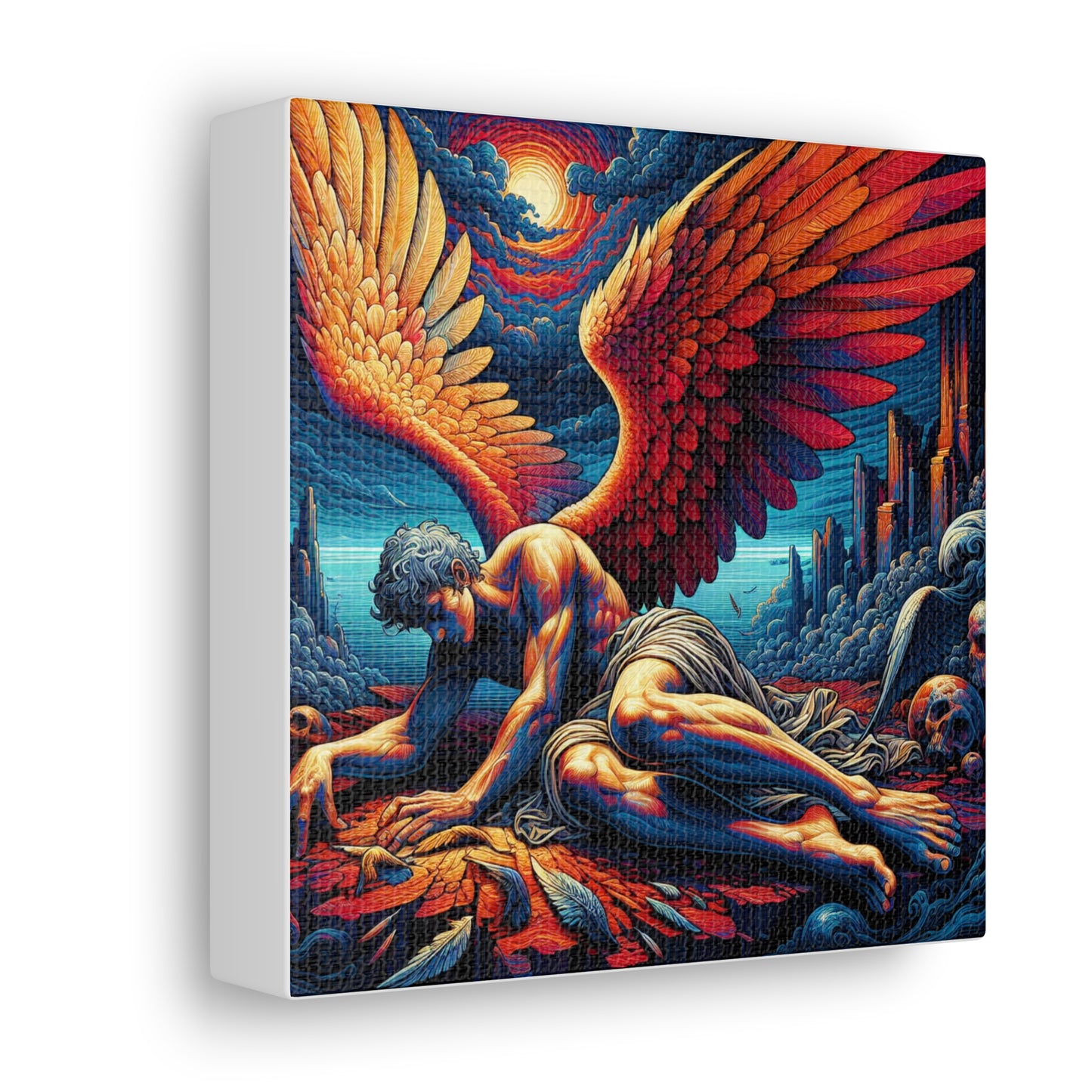 Fallen Angel Canvas Wall Art