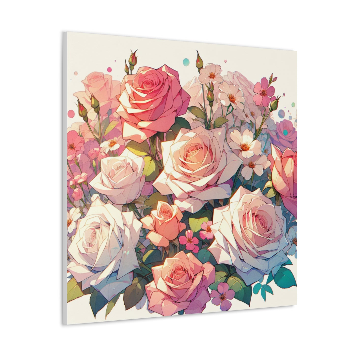 Roses Canvas Wall Art