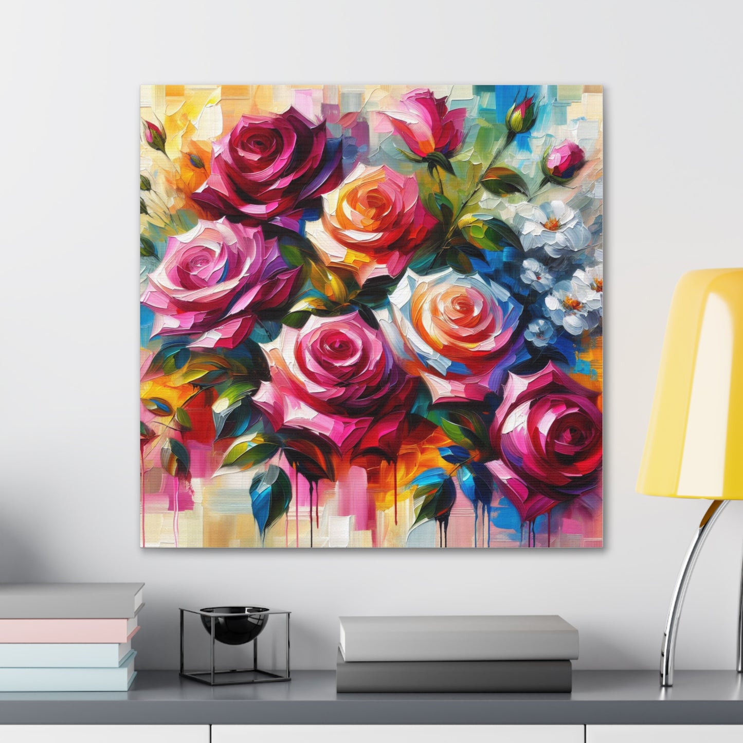 Roses Canvas Wall Art