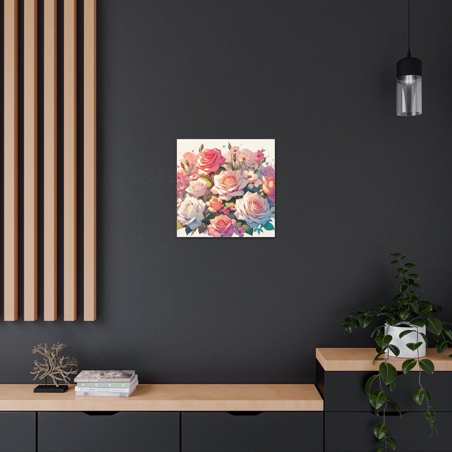 Roses Canvas Wall Art