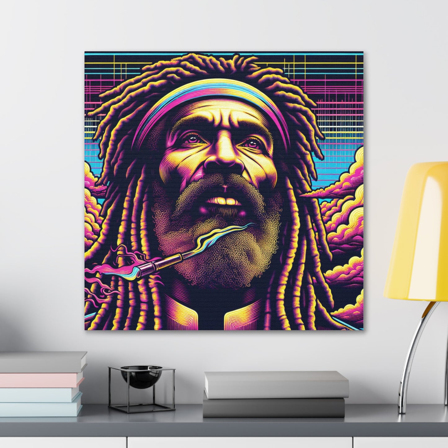 Jah Rastafari Canvas Wall Art