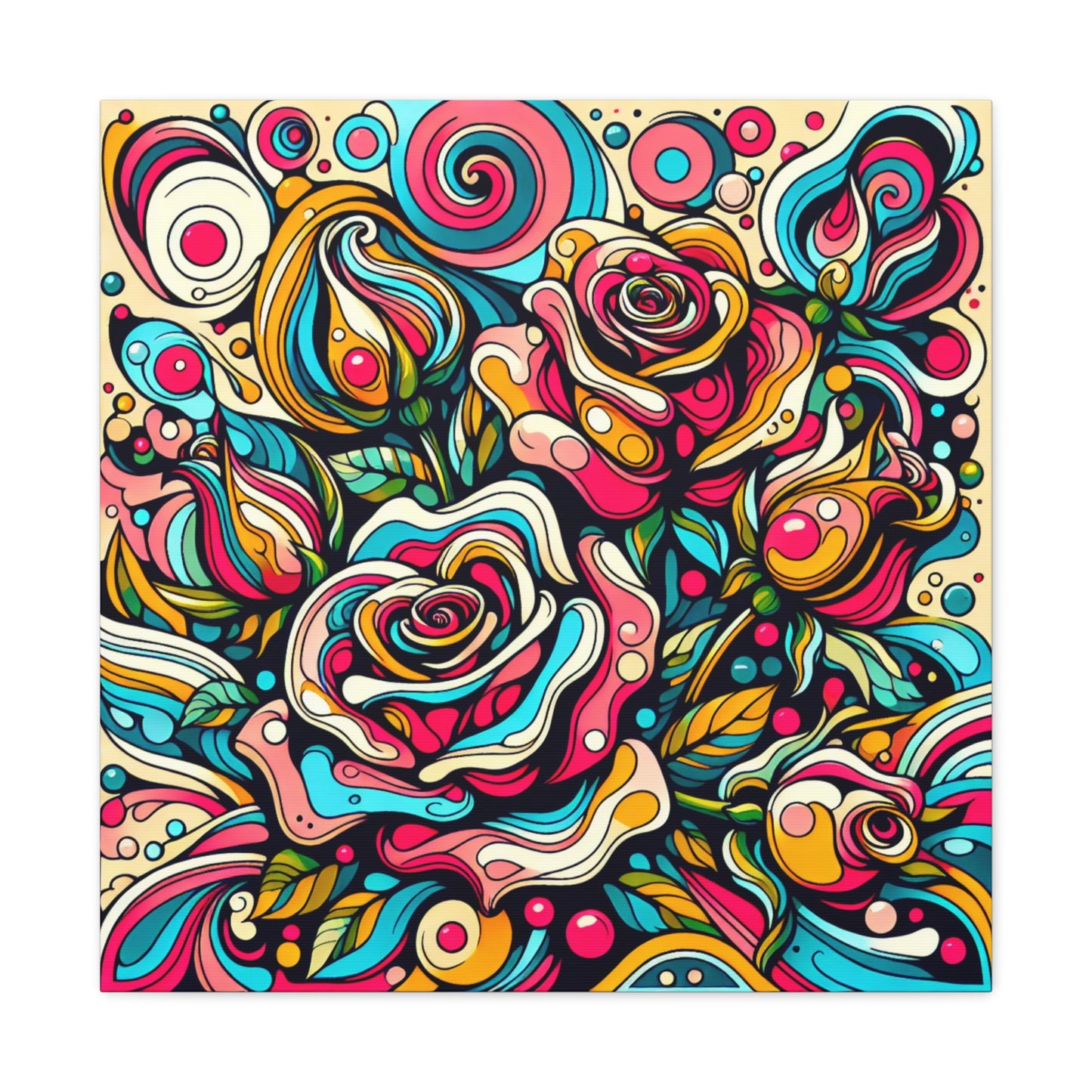 Roses Canvas Wall Art