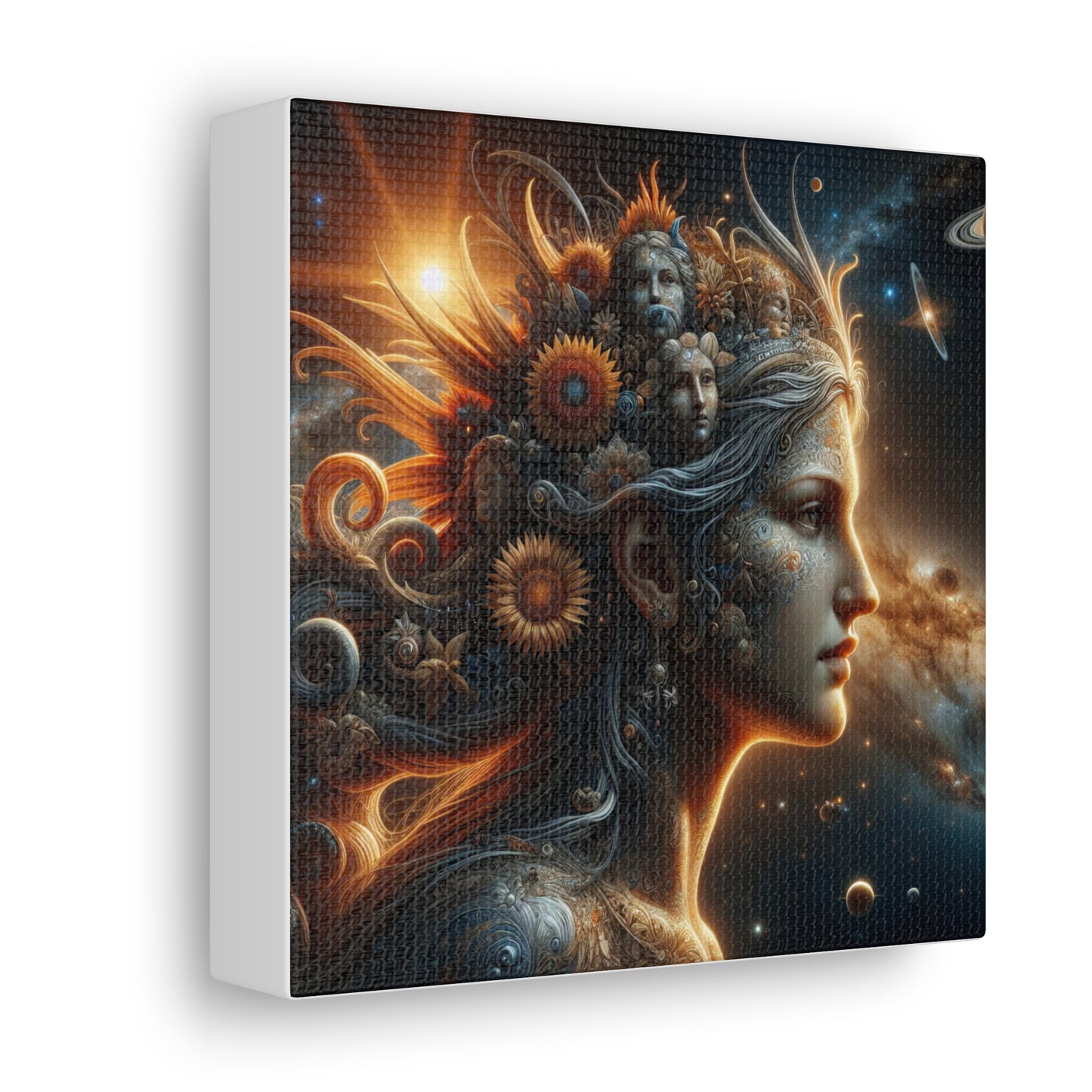 Gaia Mother Earth Canvas Wall Art