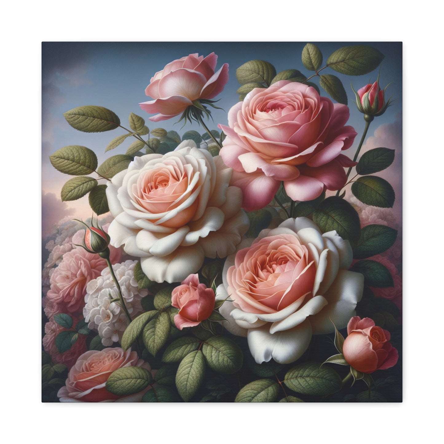 Roses Canvas Wall Art