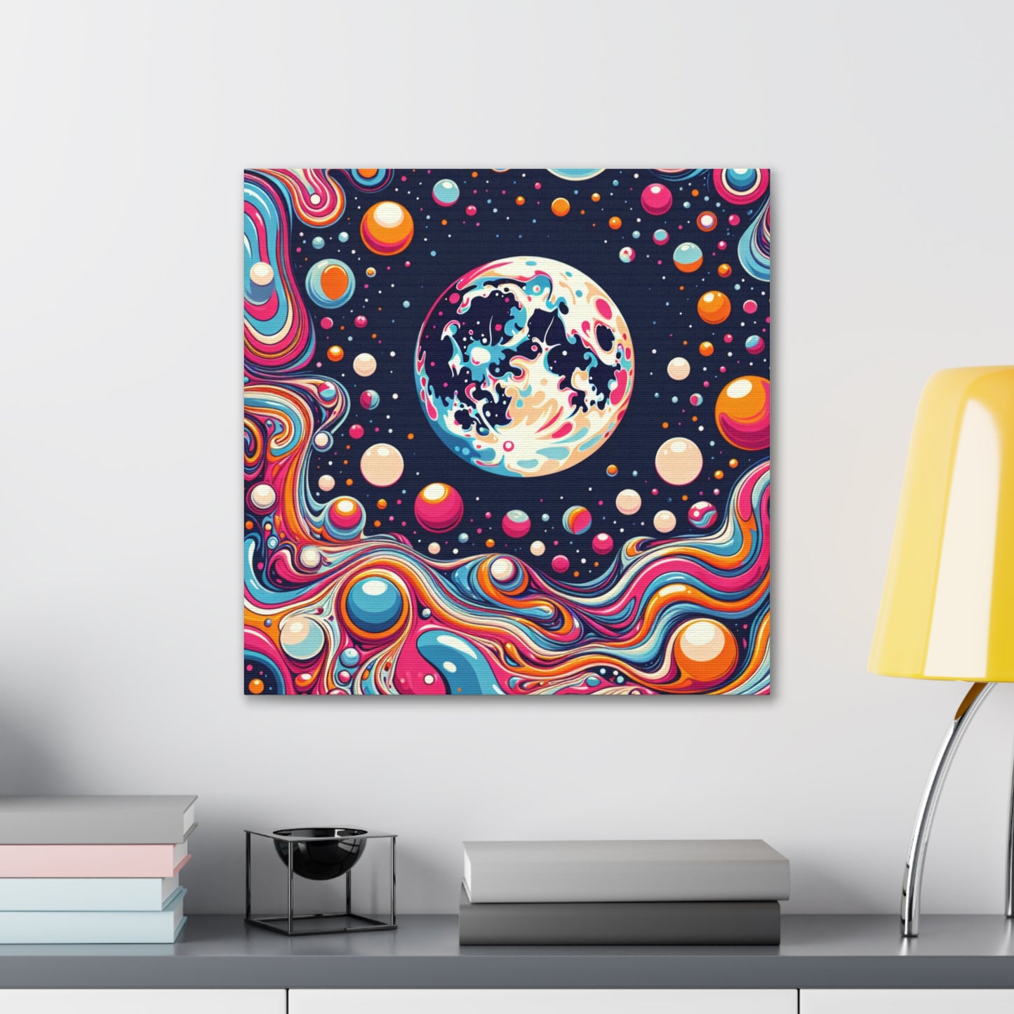 Full Moon Canvas Wall Art