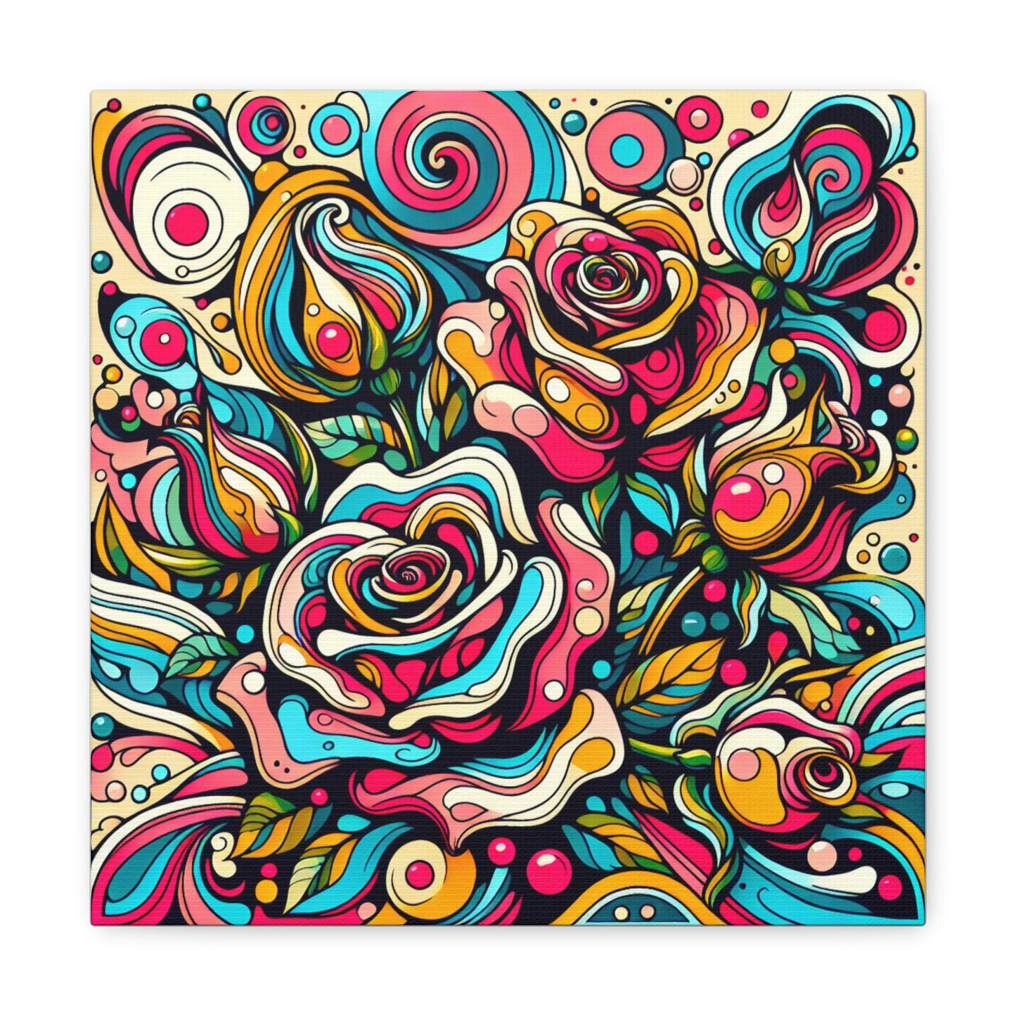 Roses Canvas Wall Art