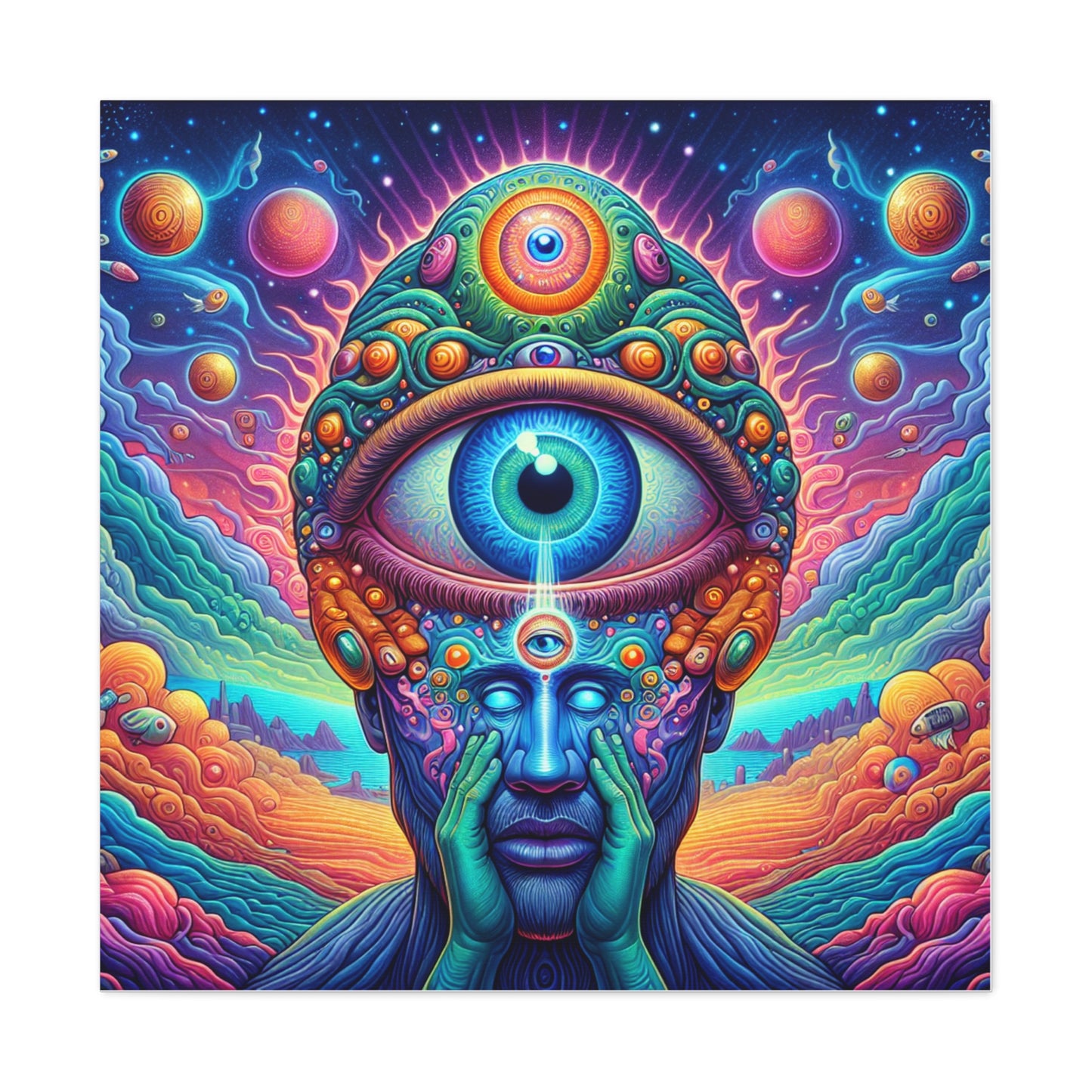 Third Eye Awakening Canvas Wall Art