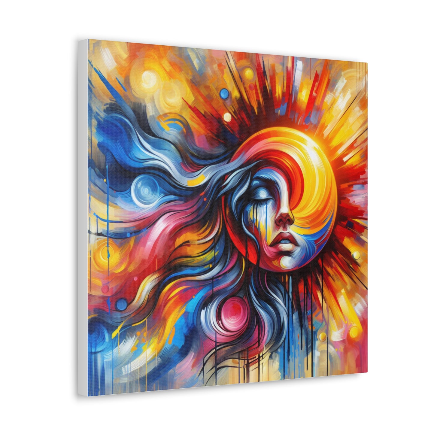 Sun Canvas Wall Art