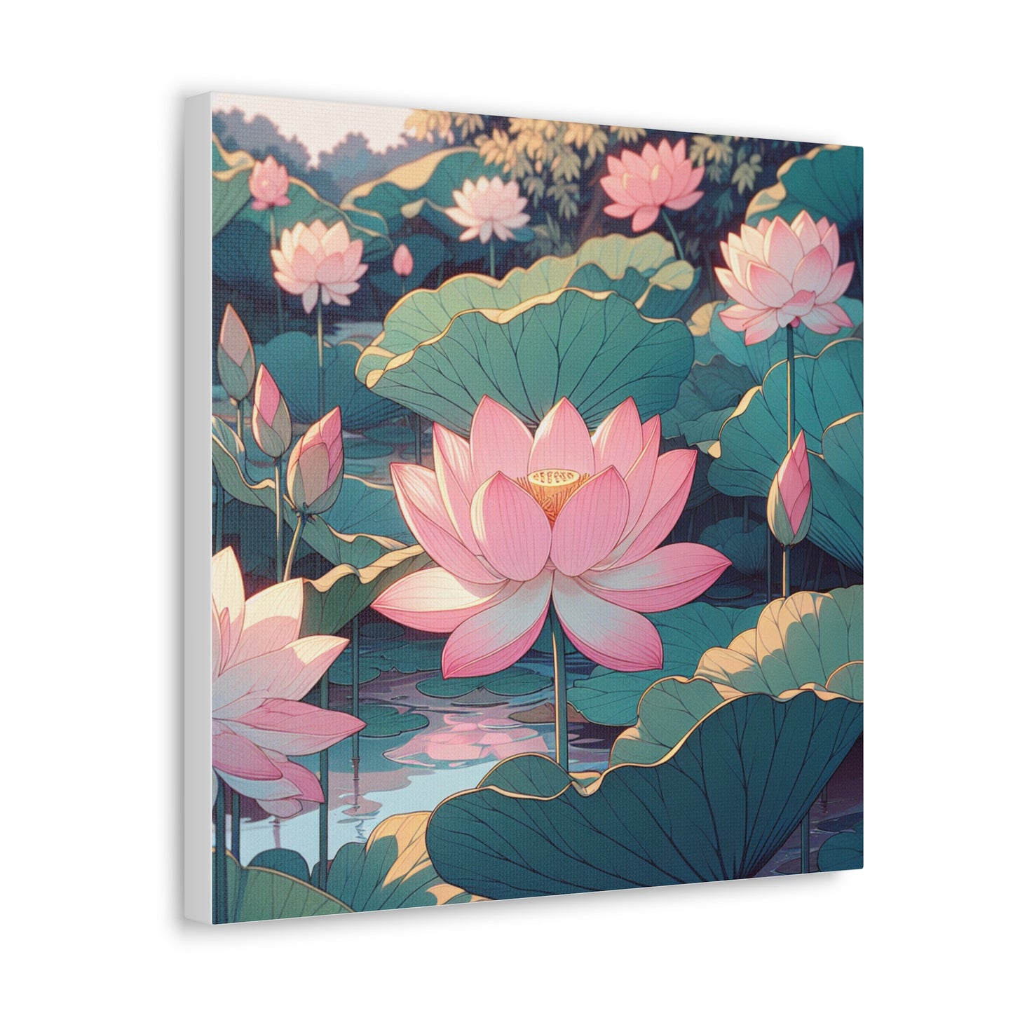 Lotus Canvas Wall Art