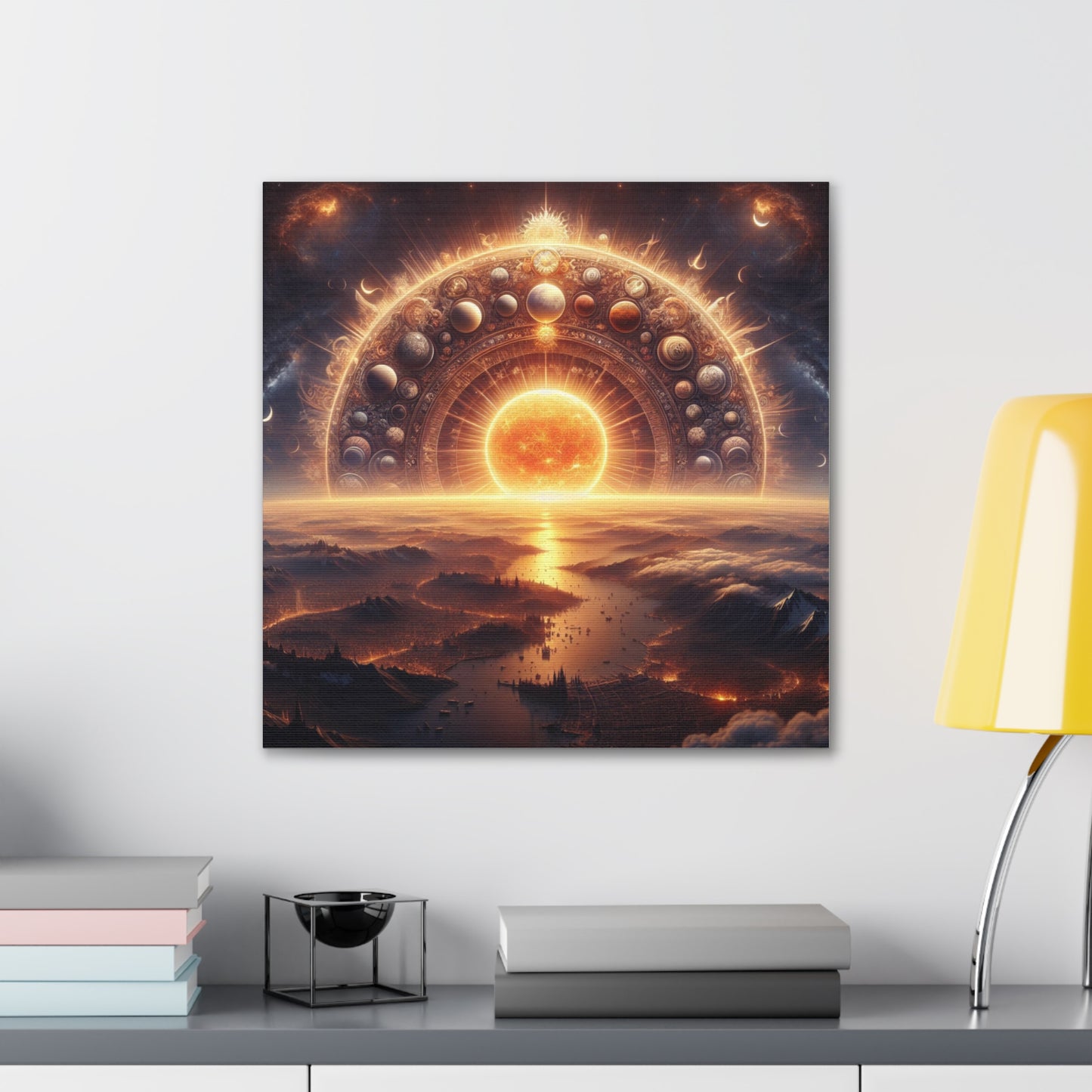 Sun Canvas Wall Art