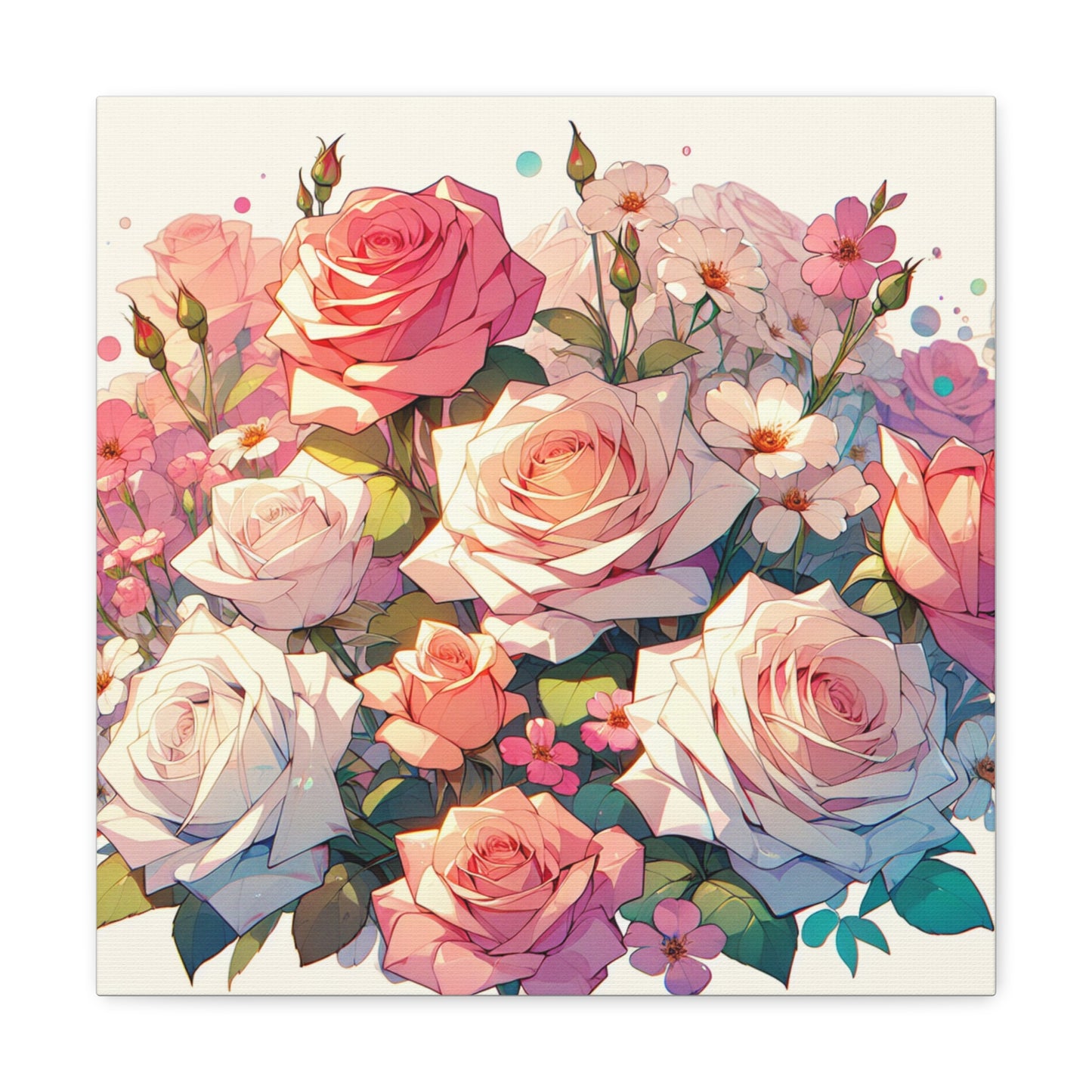 Roses Canvas Wall Art