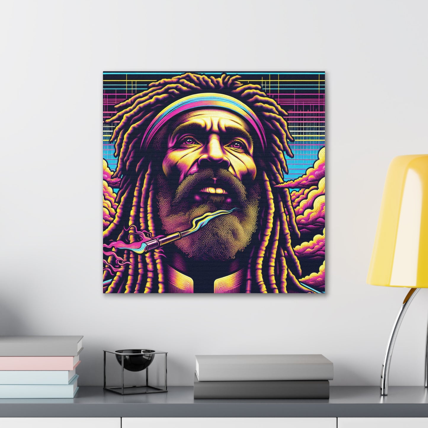 Jah Rastafari Canvas Wall Art