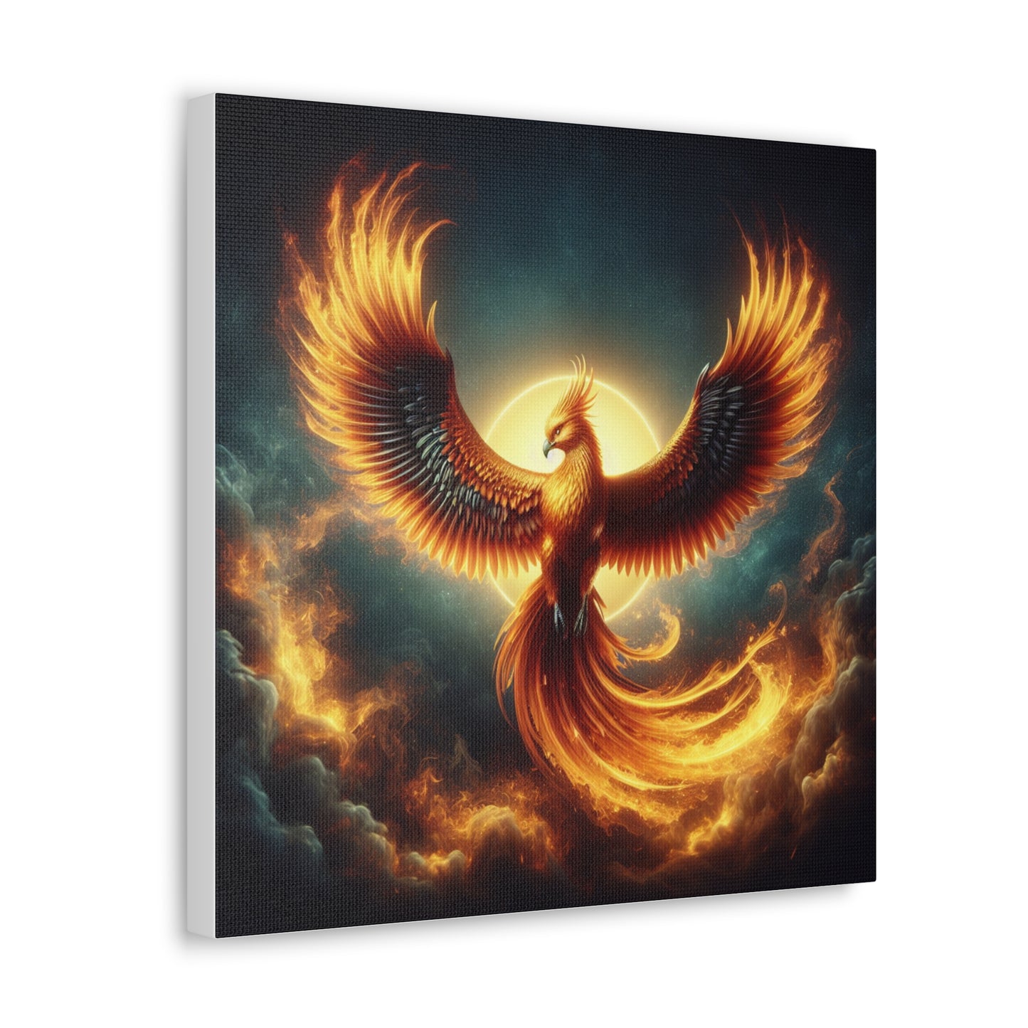 Phoenix Rising Canvas Wall Art