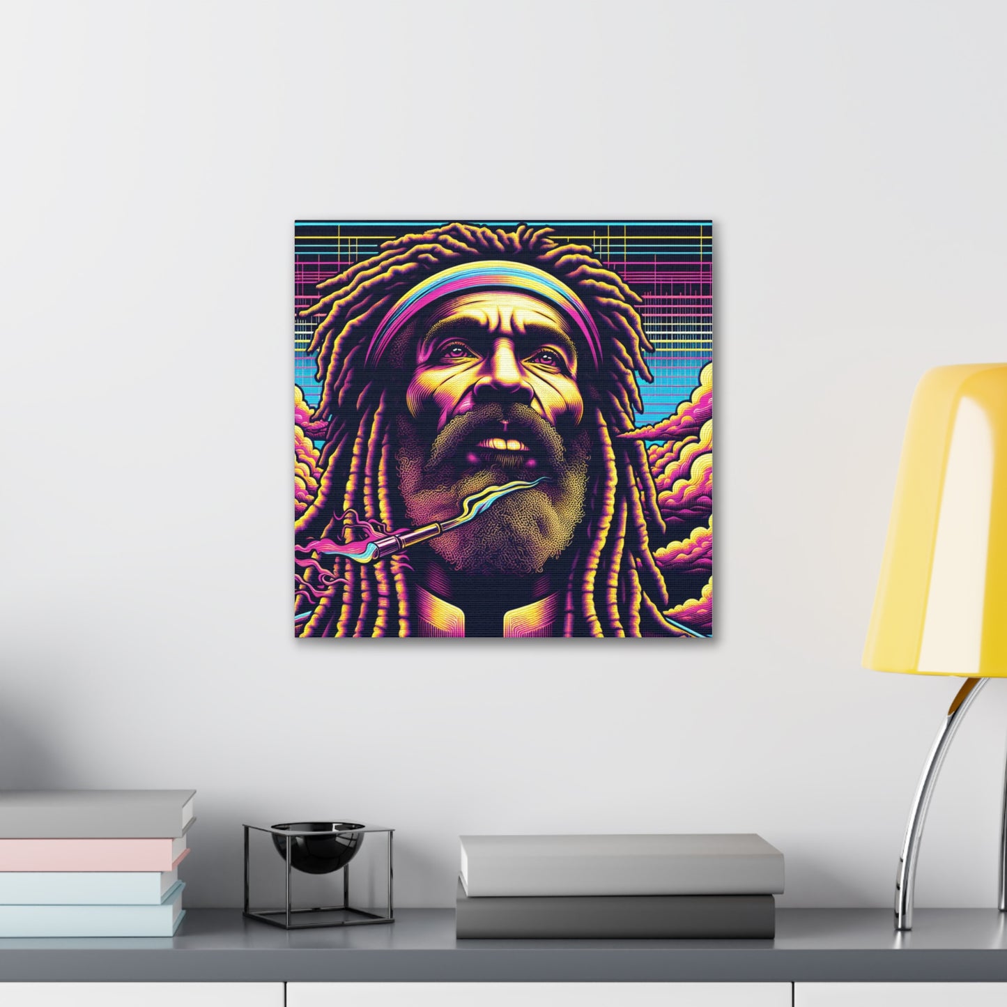 Jah Rastafari Canvas Wall Art