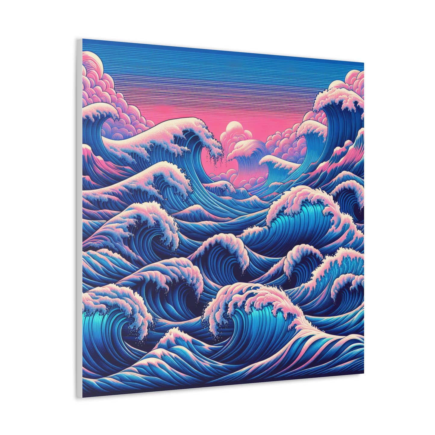 Ocean Waves Canvas Wall Art