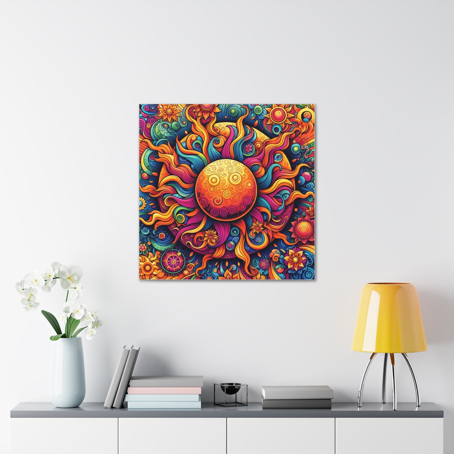 Sun Canvas Wall Art