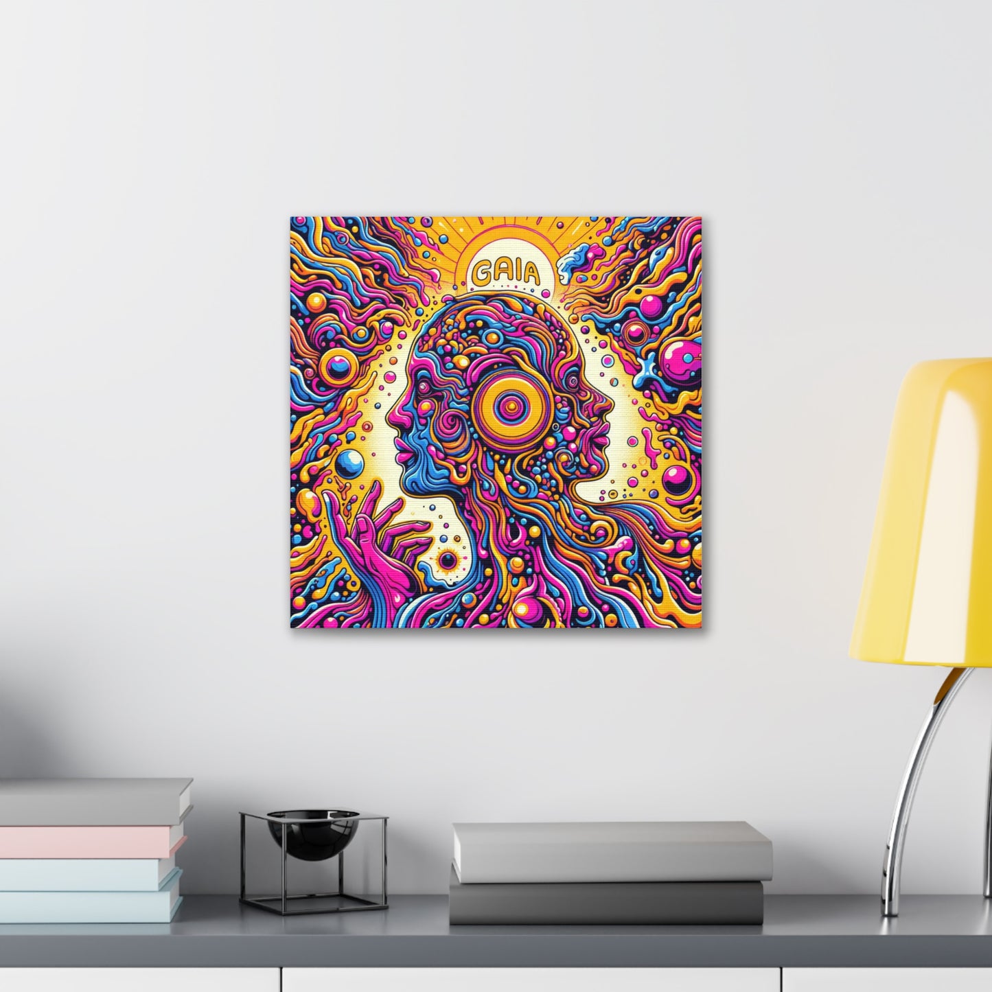 Gaia Mother Earth Canvas Wall Art