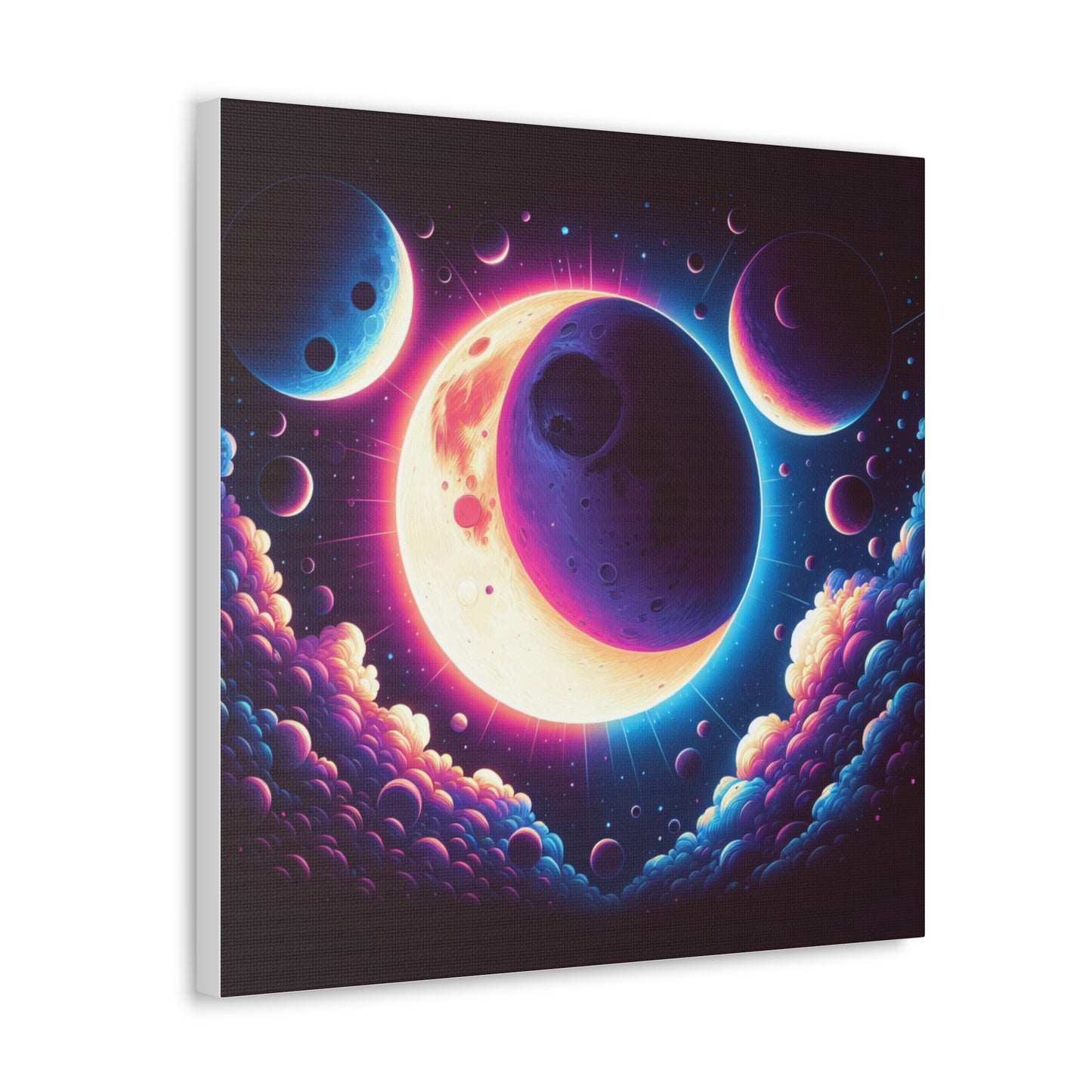 Lunar Eclipse Canvas Wall Art