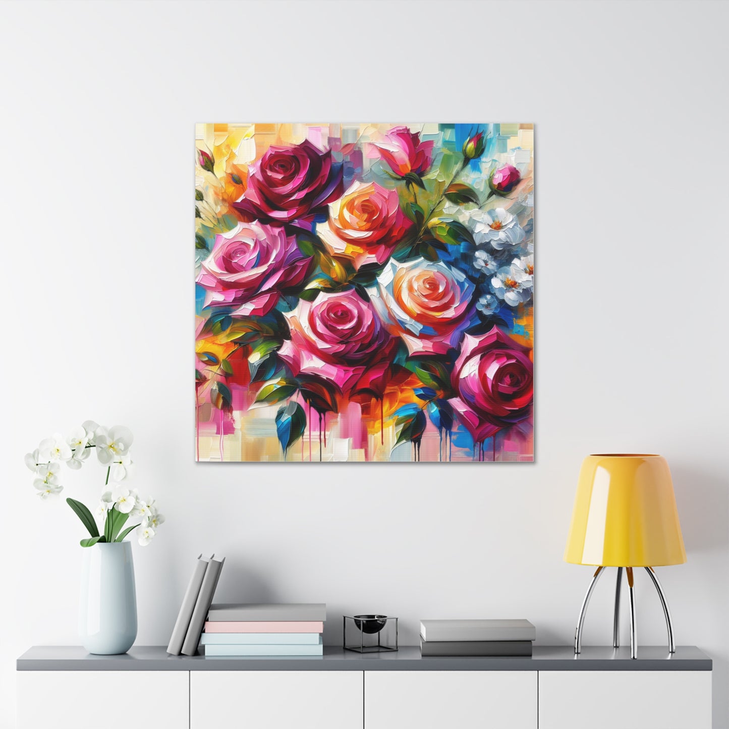 Roses Canvas Wall Art