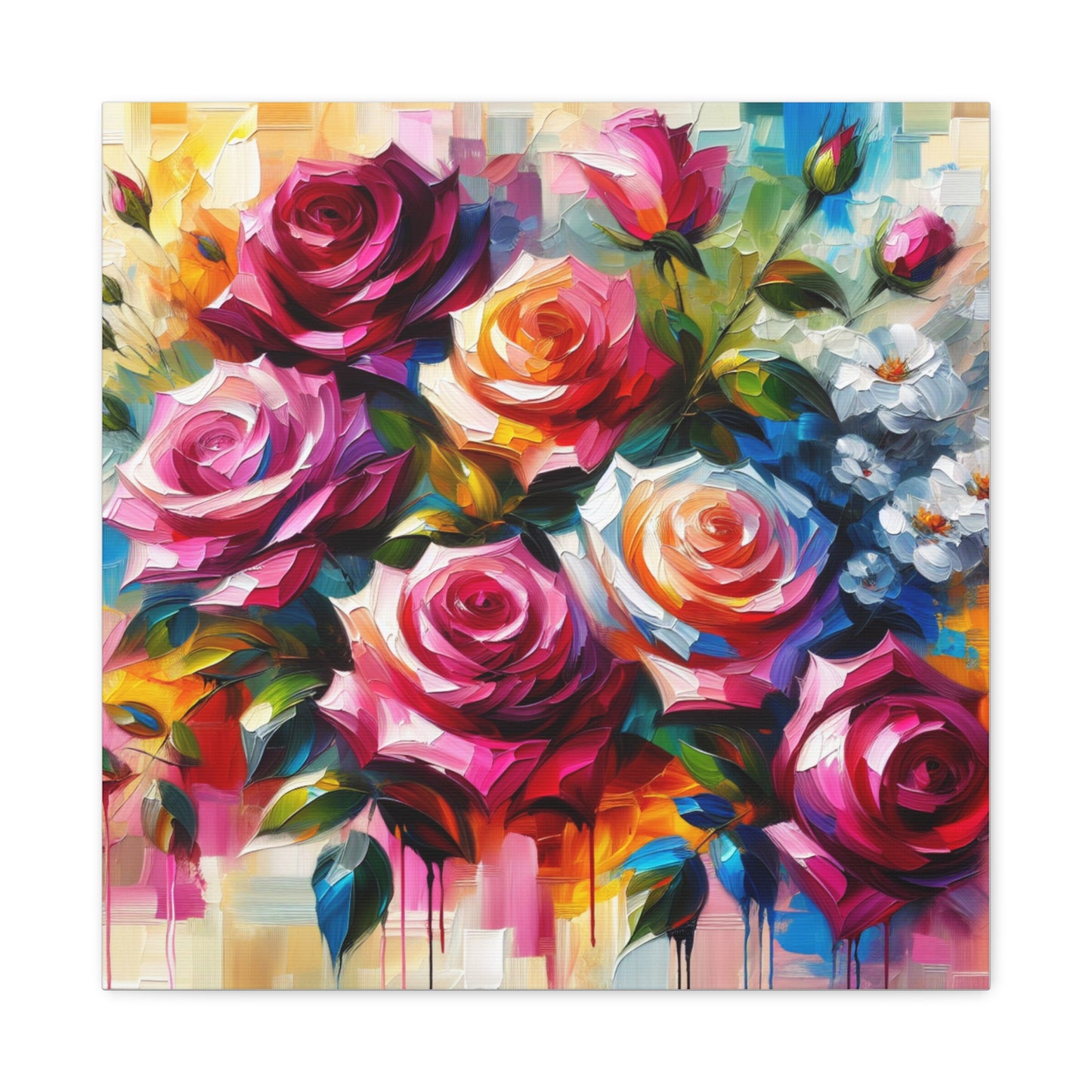 Roses Canvas Wall Art