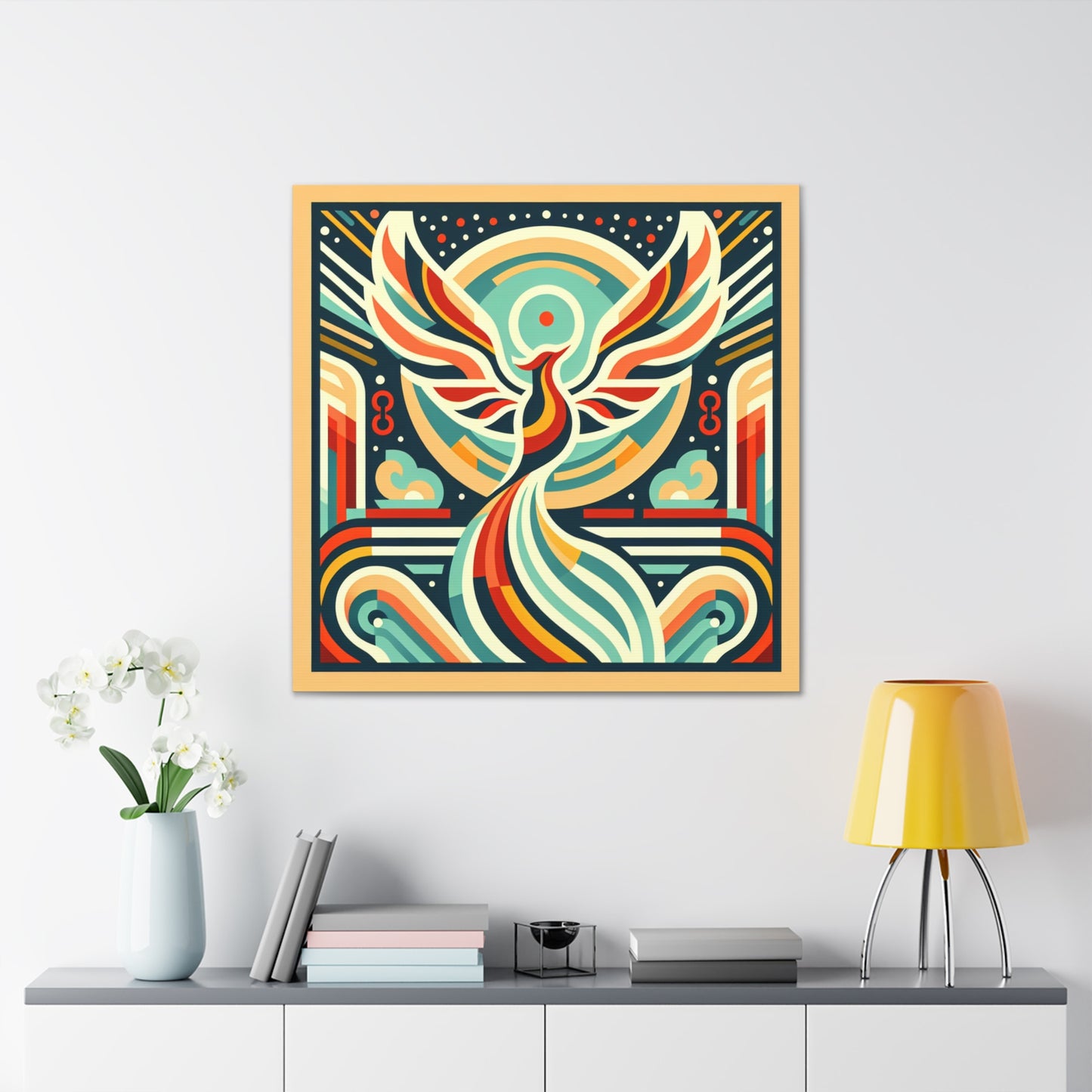 Phoenix Rising Canvas Wall Art