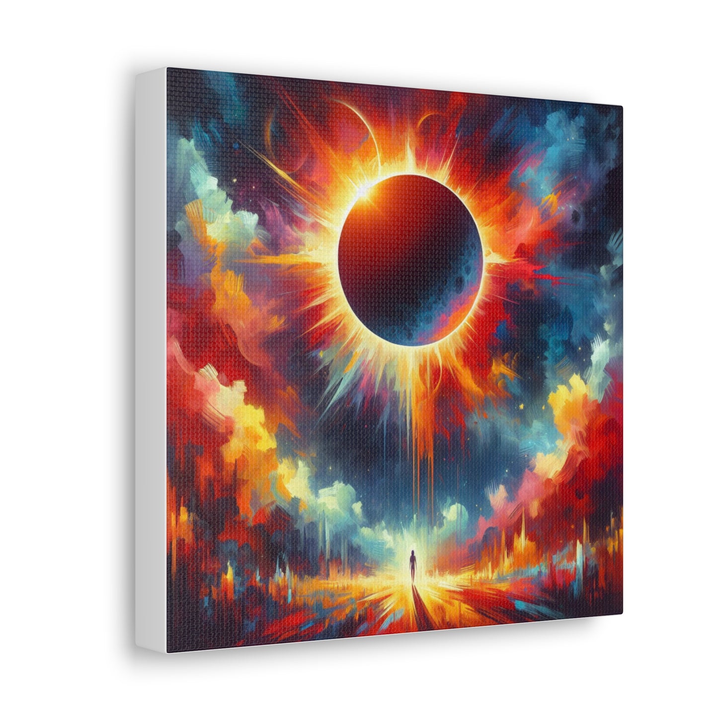 Solar Eclipse Canvas Wall Art