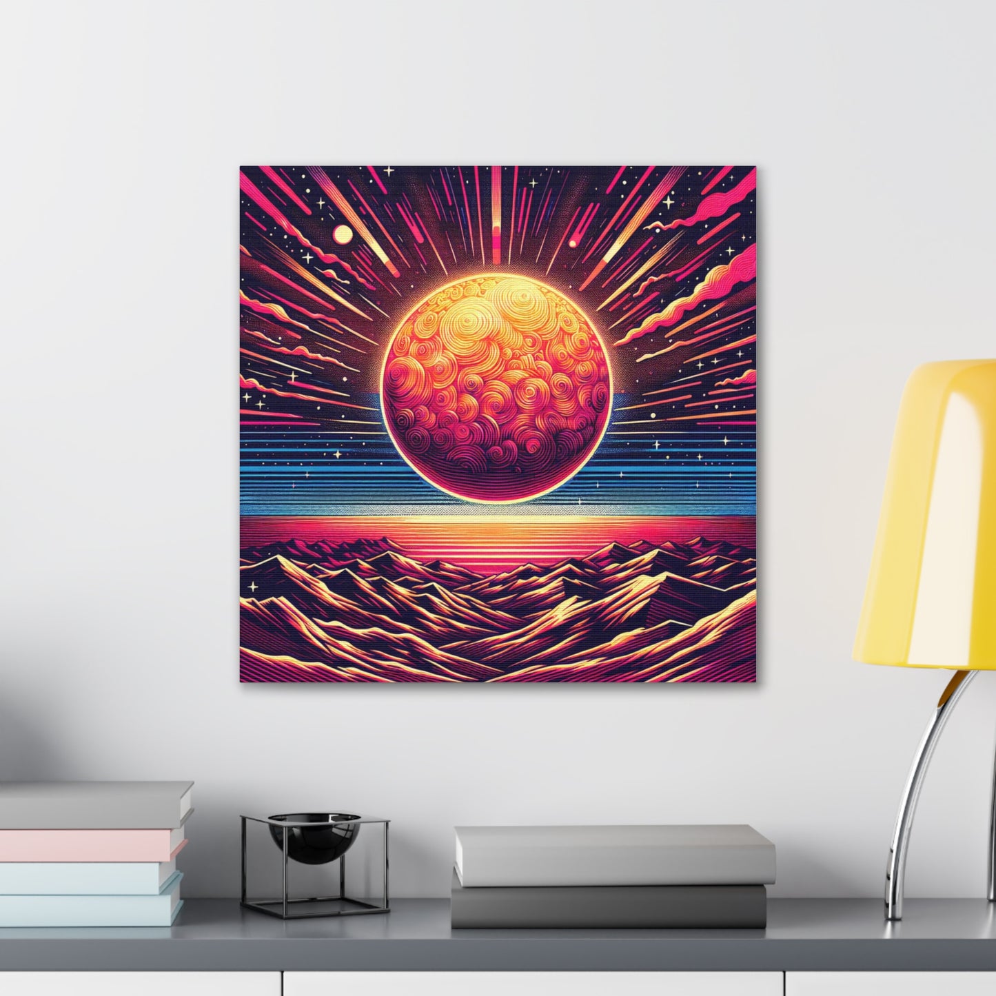 Sun Canvas Wall Art