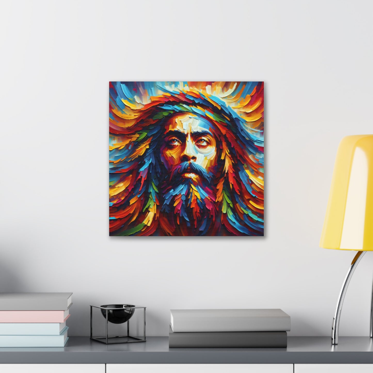 Jah Rastafari Canvas Wall Art